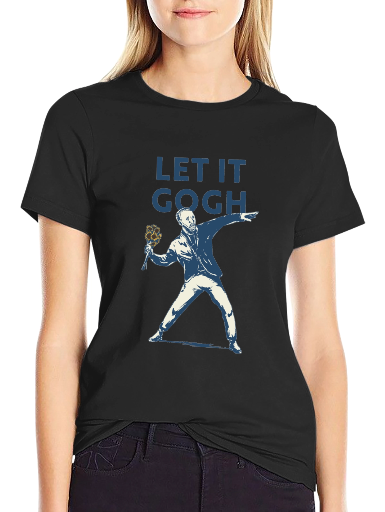 Let It Gogh T-Shirt - Artistic Graphic Tee