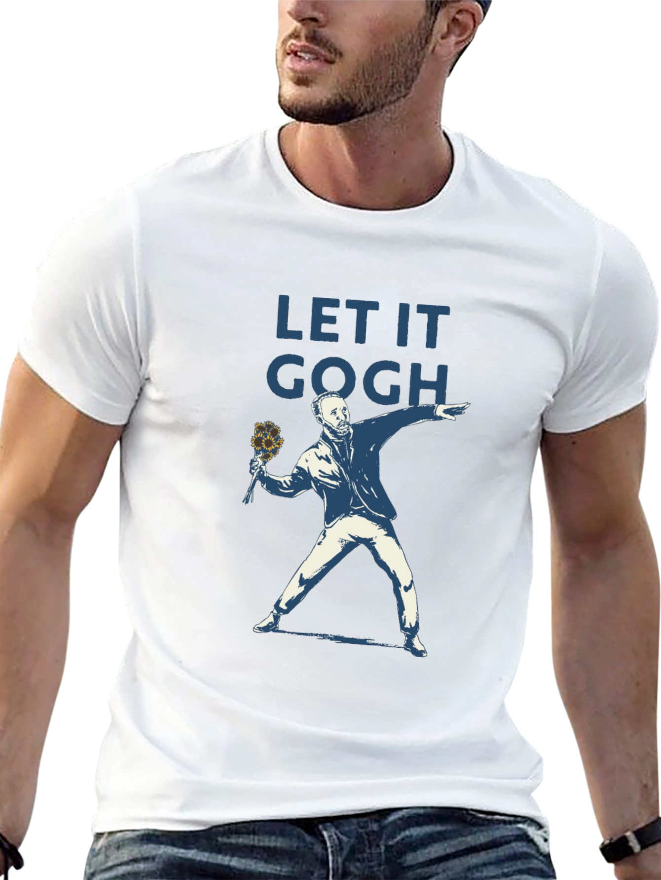 Let It Gogh T-Shirt - Artistic Graphic Tee
