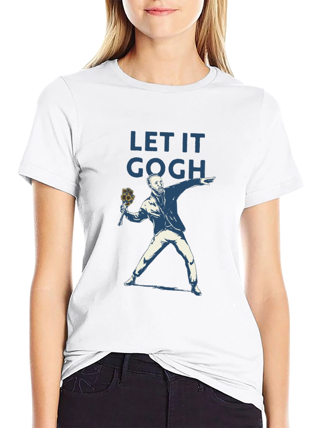 Let It Gogh T-Shirt - Artistic Graphic Tee