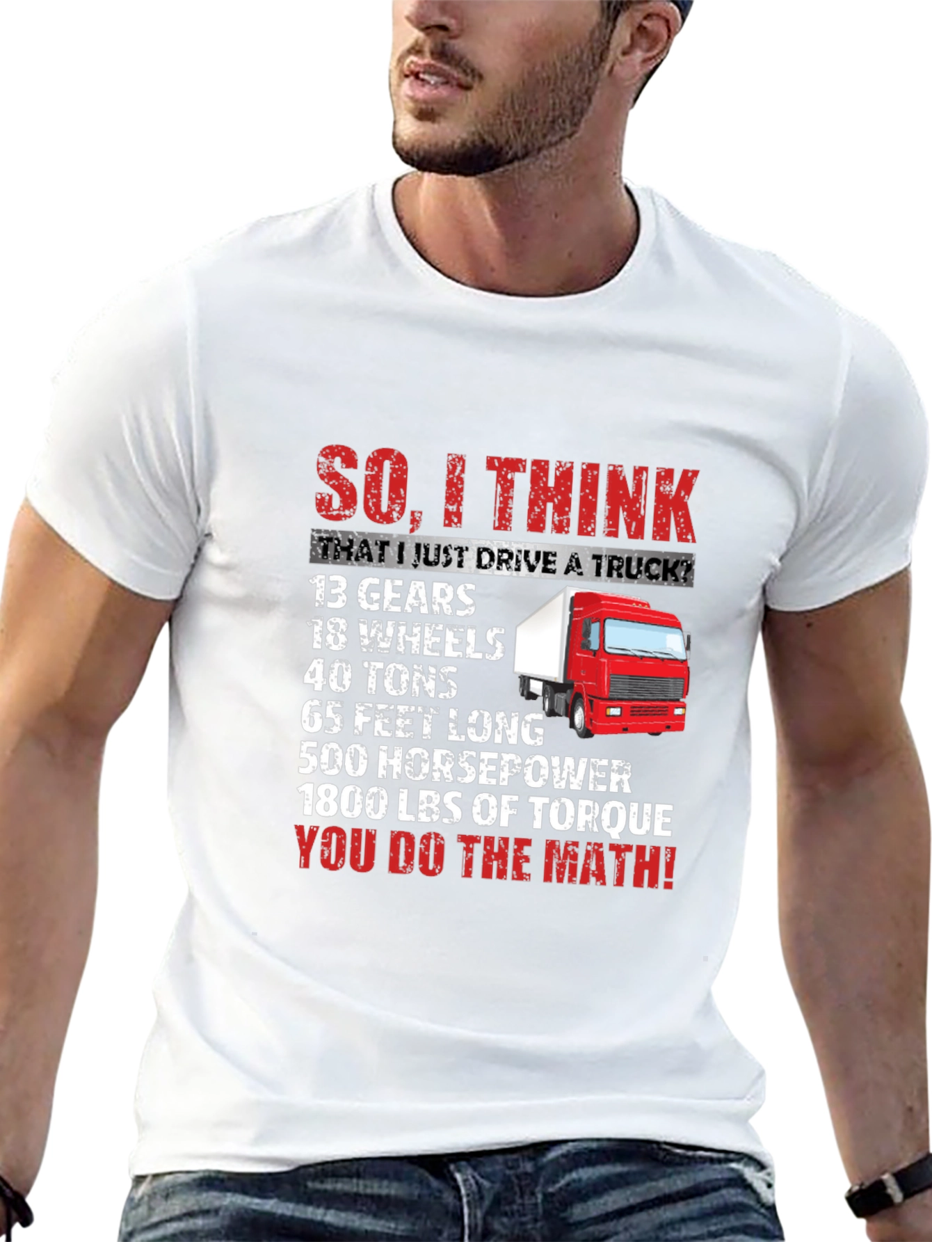 Truck Driver Math T-Shirt
