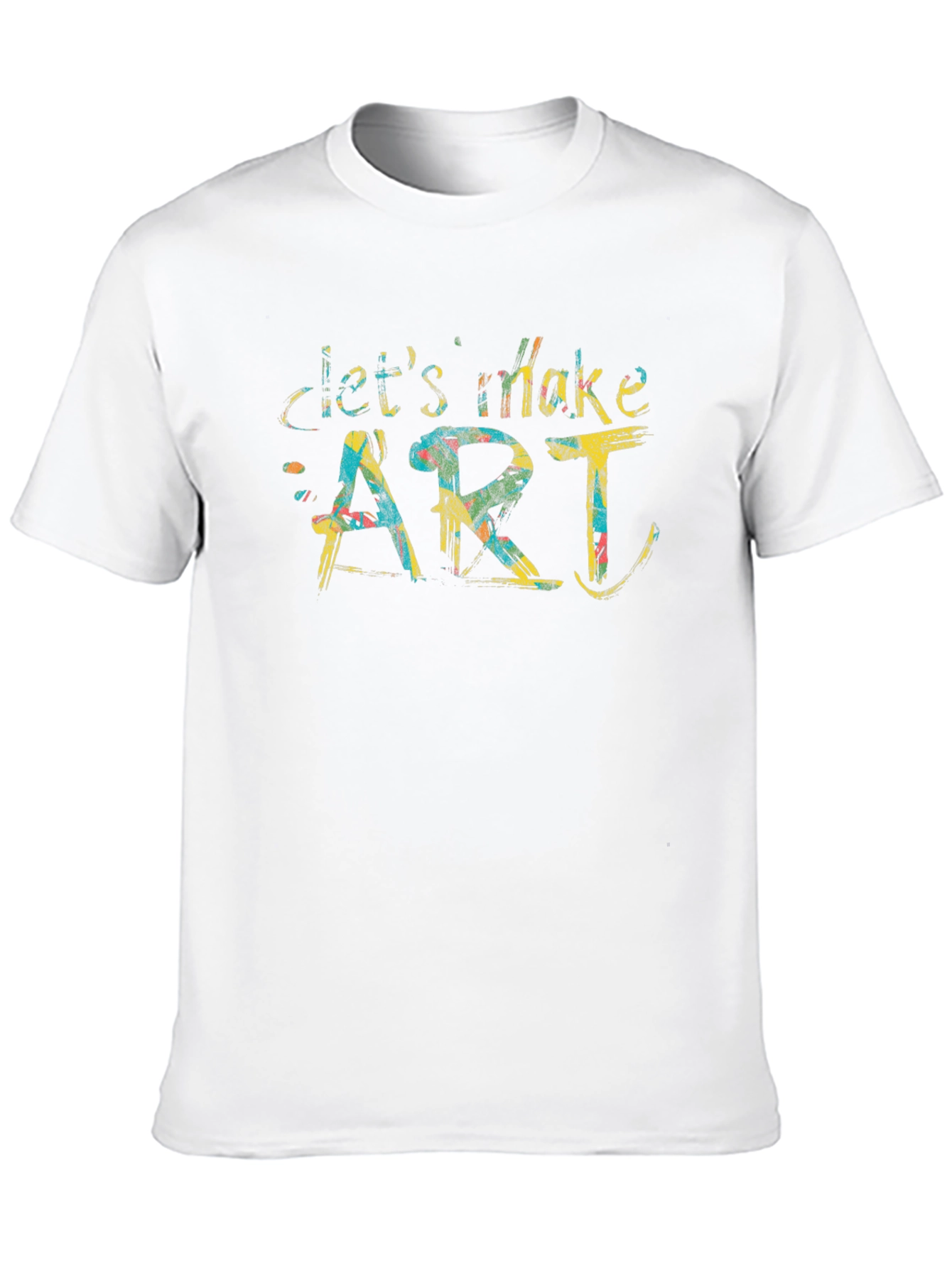 Lets Make Art T-Shirt - Creative Design Tee
