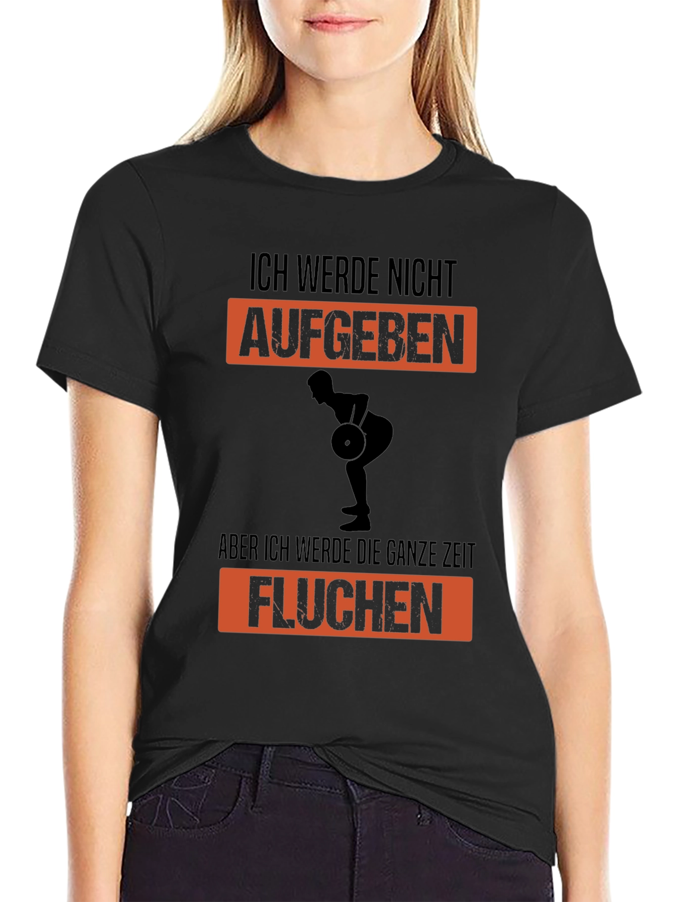 Weightlifting T-Shirt - Ich Werde Nicht Aufgeben