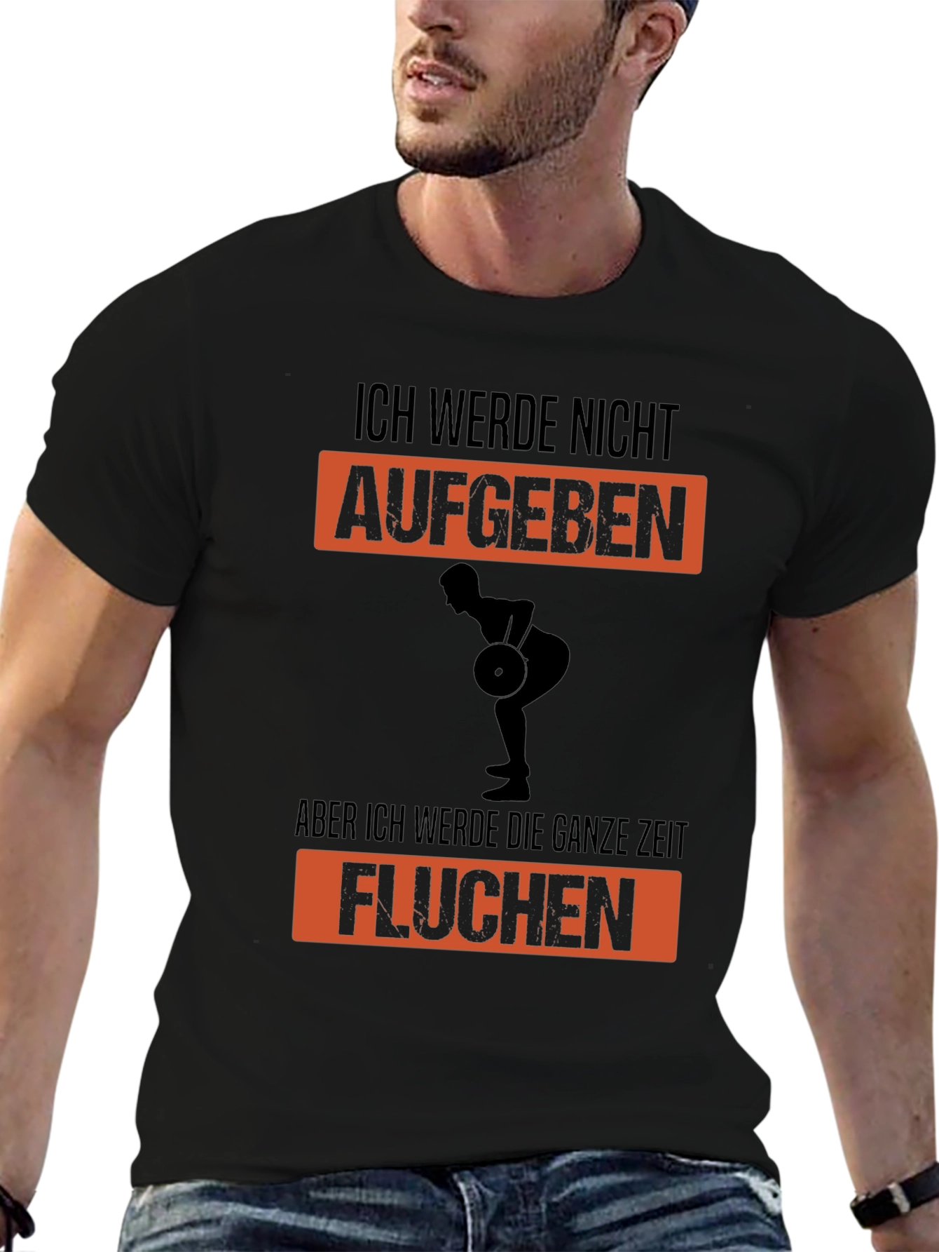 Weightlifting T-Shirt - Ich Werde Nicht Aufgeben