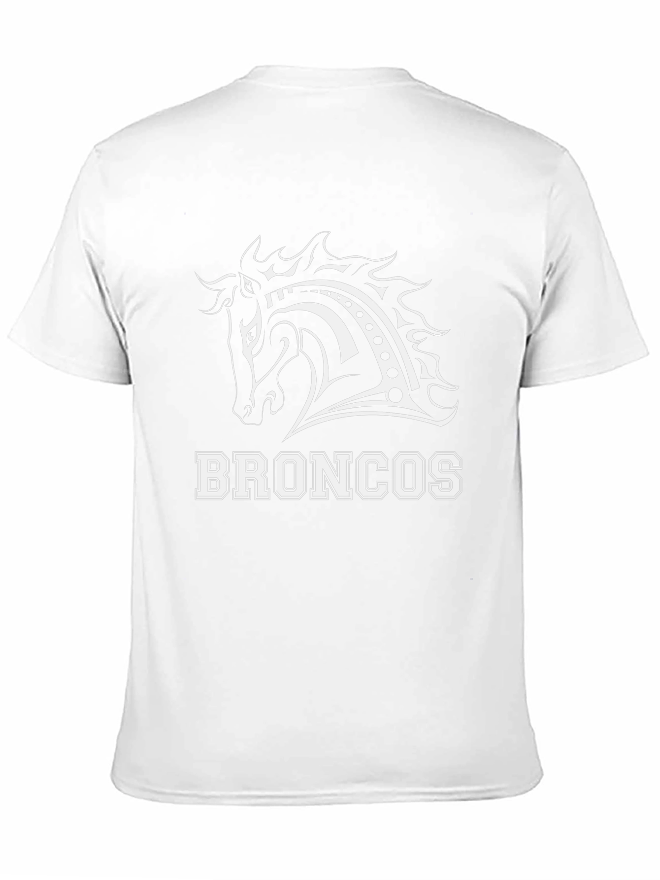 Broncos Horse T-Shirt | Black Graphic Tee