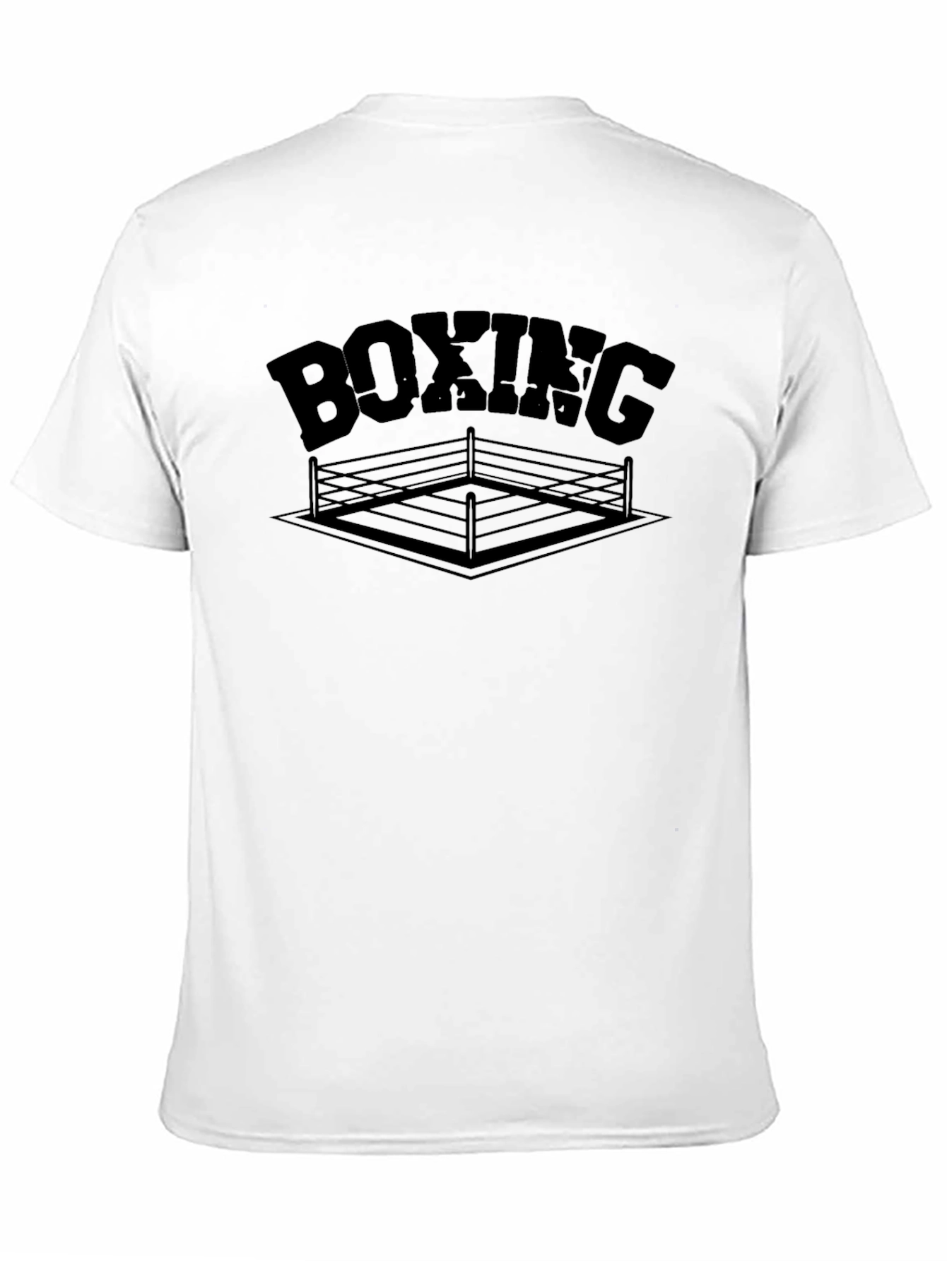 Boxing Ring Graphic Black T-Shirt