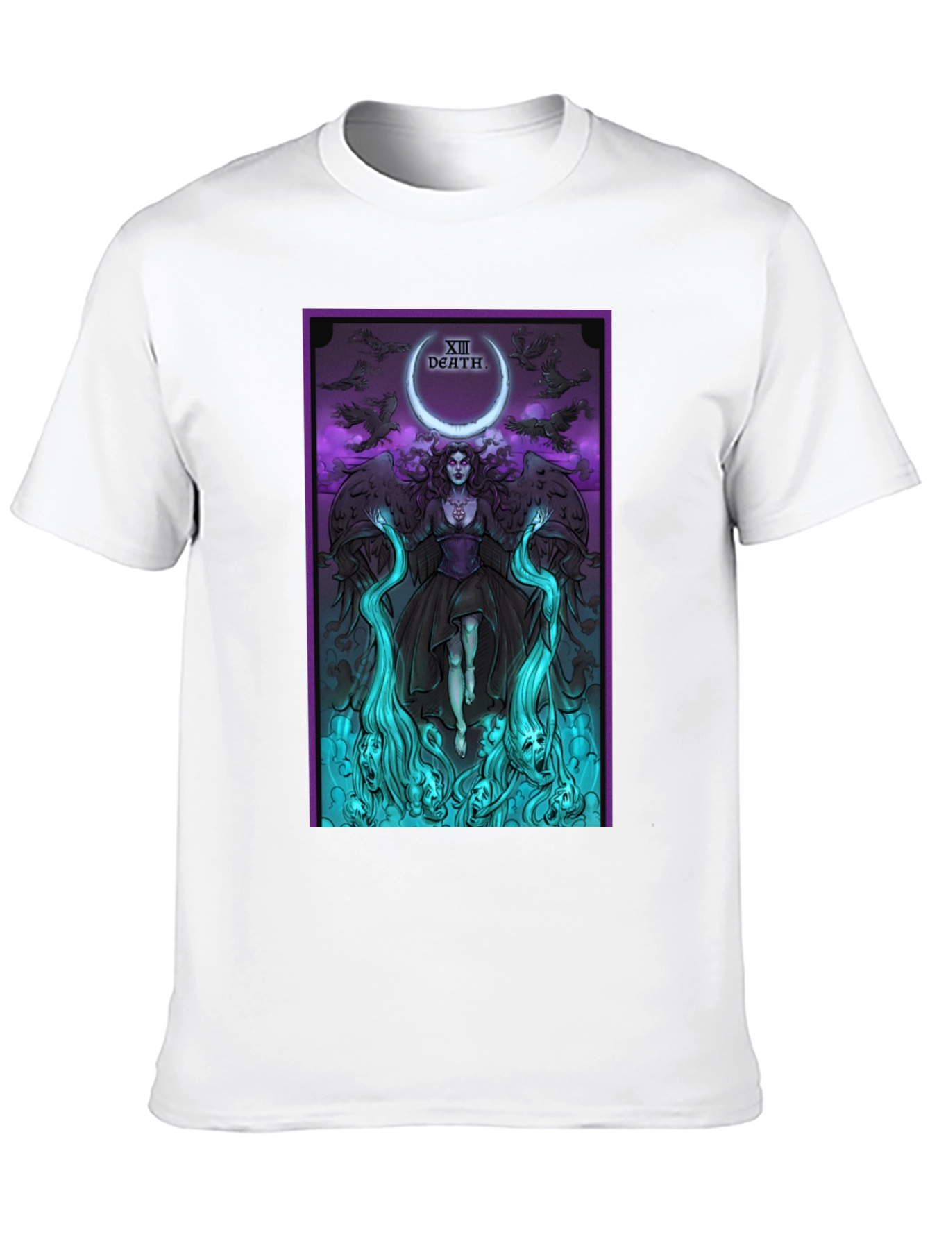 Death Tarot Card Graphic T-Shirt