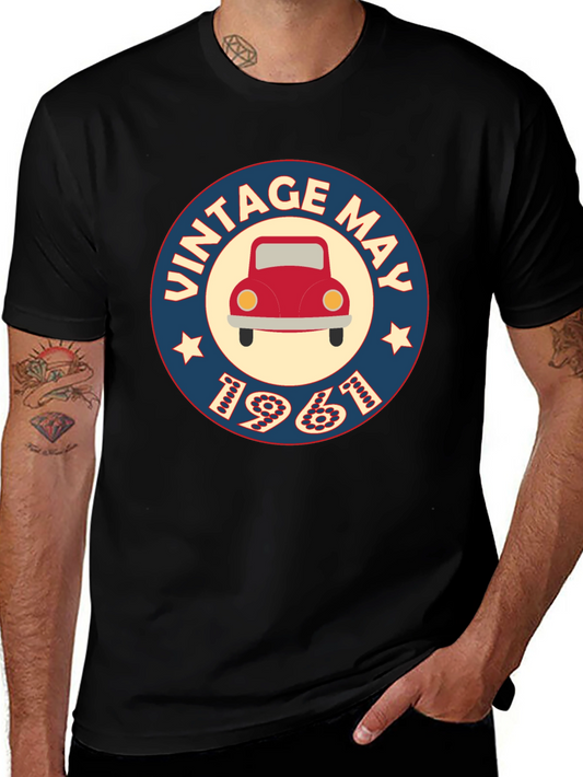 Vintage May 1961 Car Graphic T-Shirt