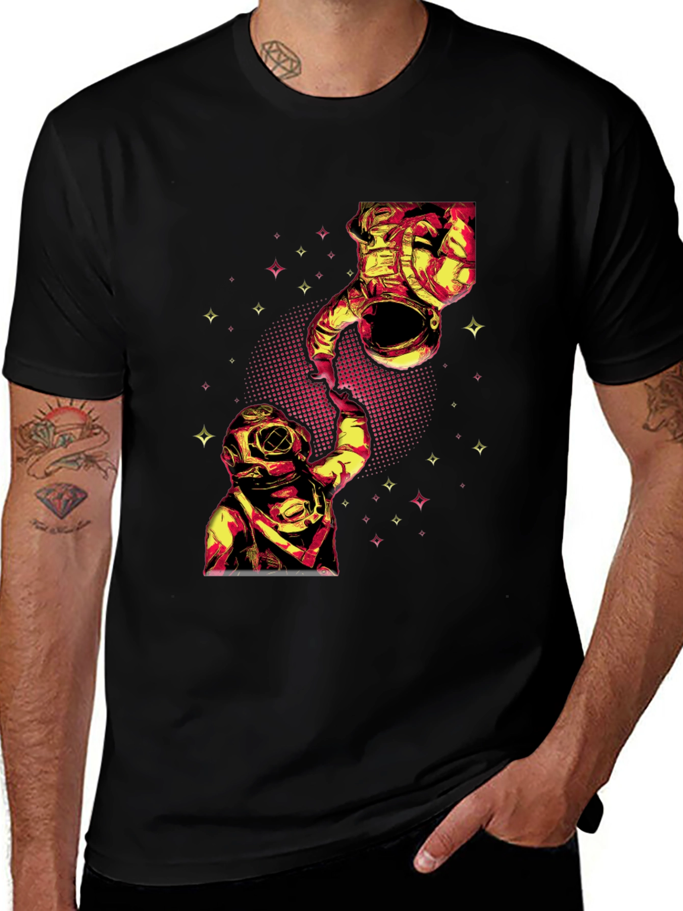 Retro Diver Graphic Tee
