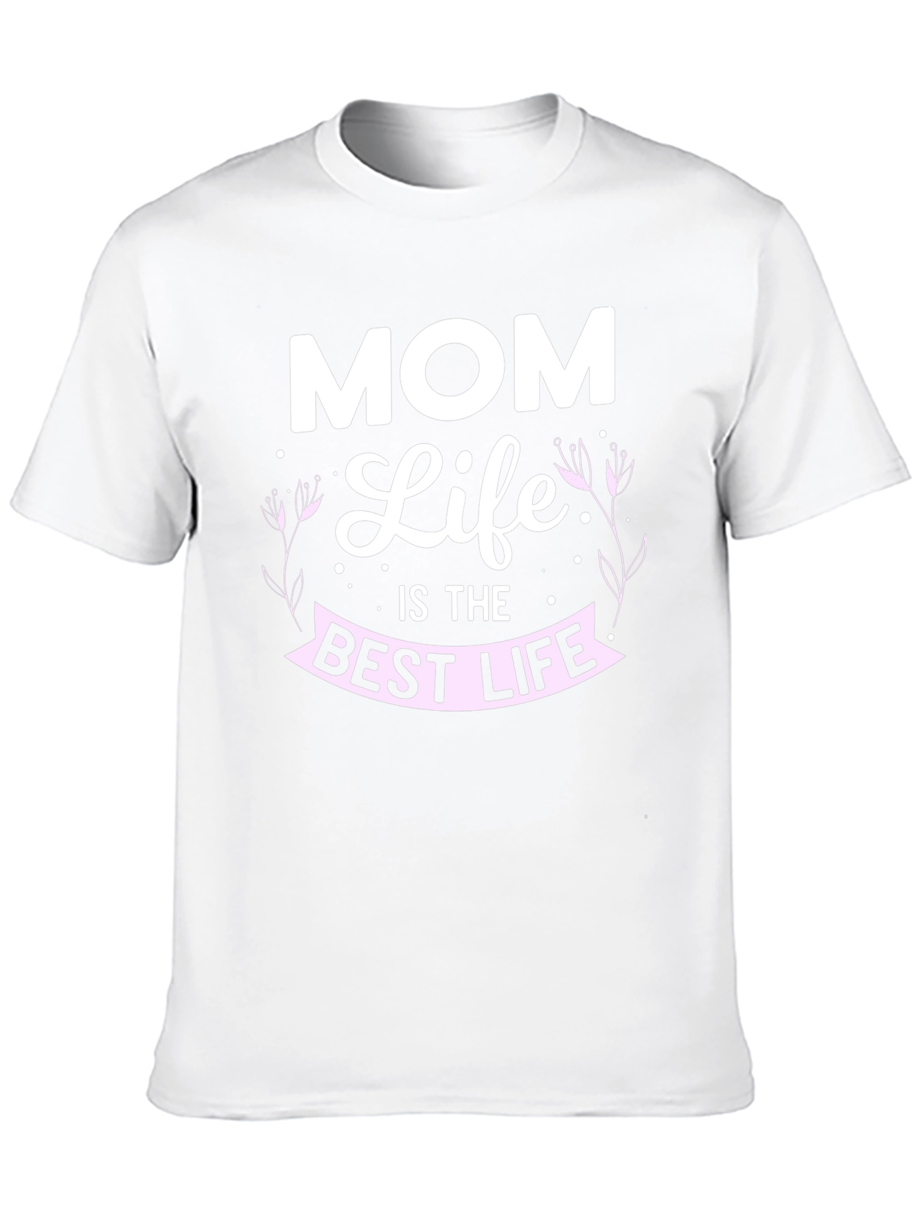 Mom Life Best Life Graphic Tee - Black