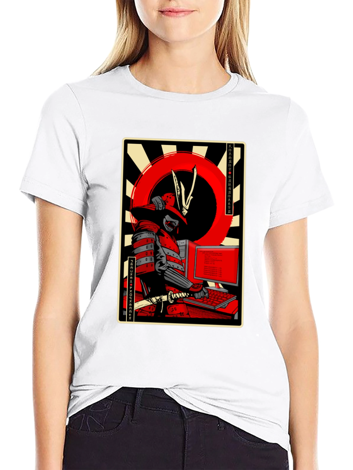 Samurai Programmer Graphic T-Shirt