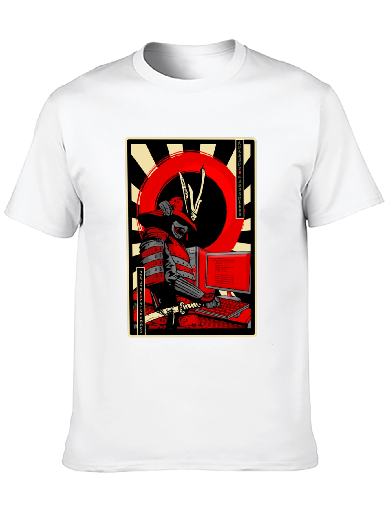 Samurai Programmer Graphic T-Shirt