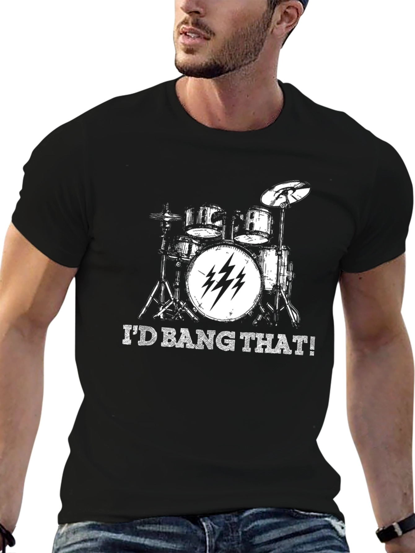 Id Bang That! Drum Kit Graphic T-Shirt