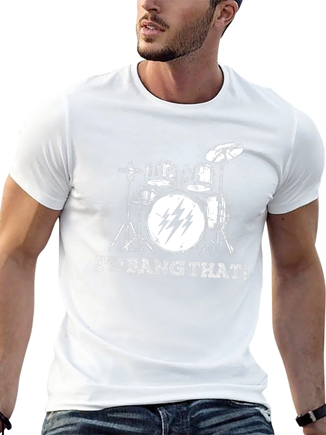 Id Bang That! Drum Kit Graphic T-Shirt