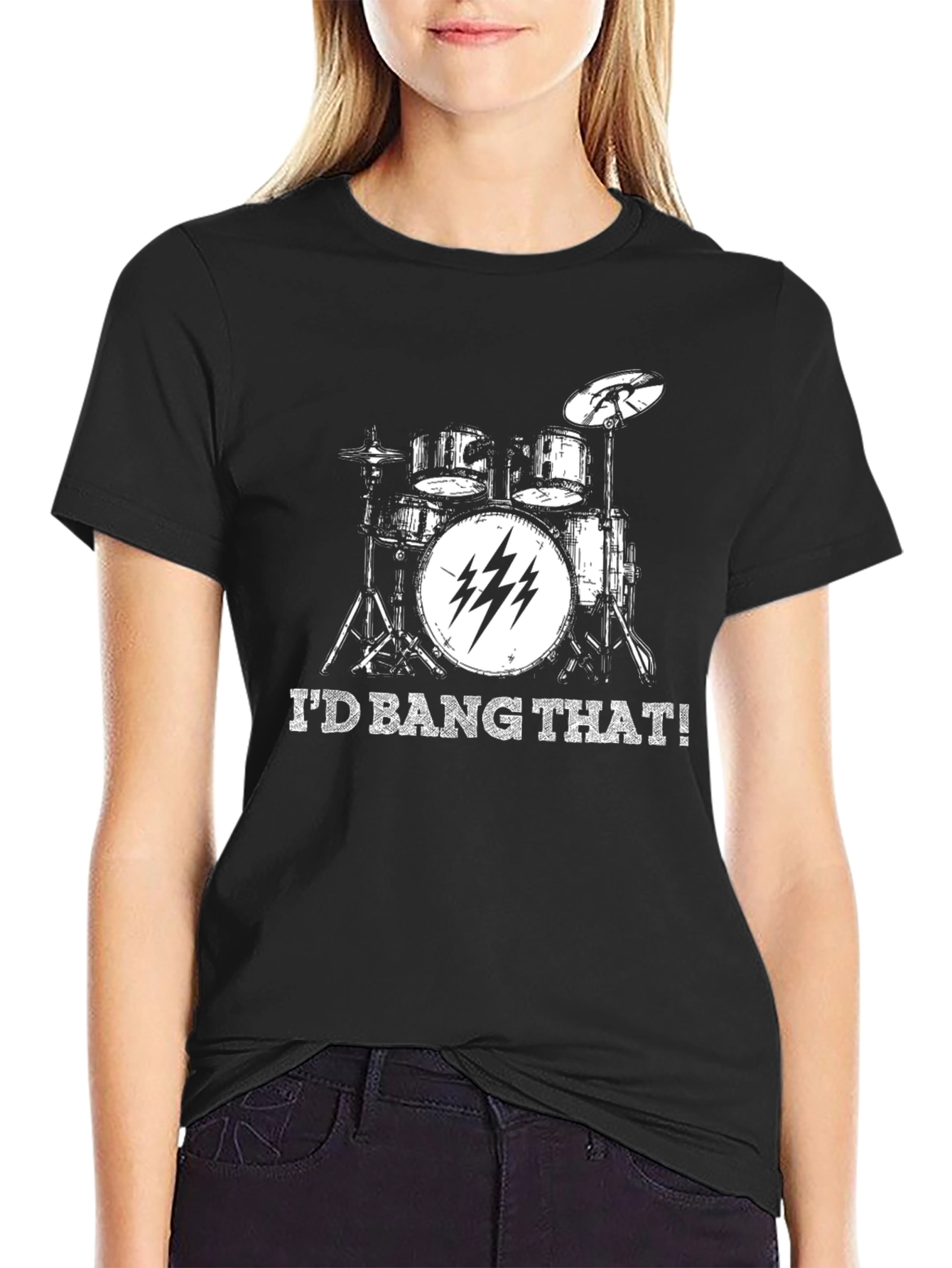 Id Bang That! Drum Kit Graphic T-Shirt