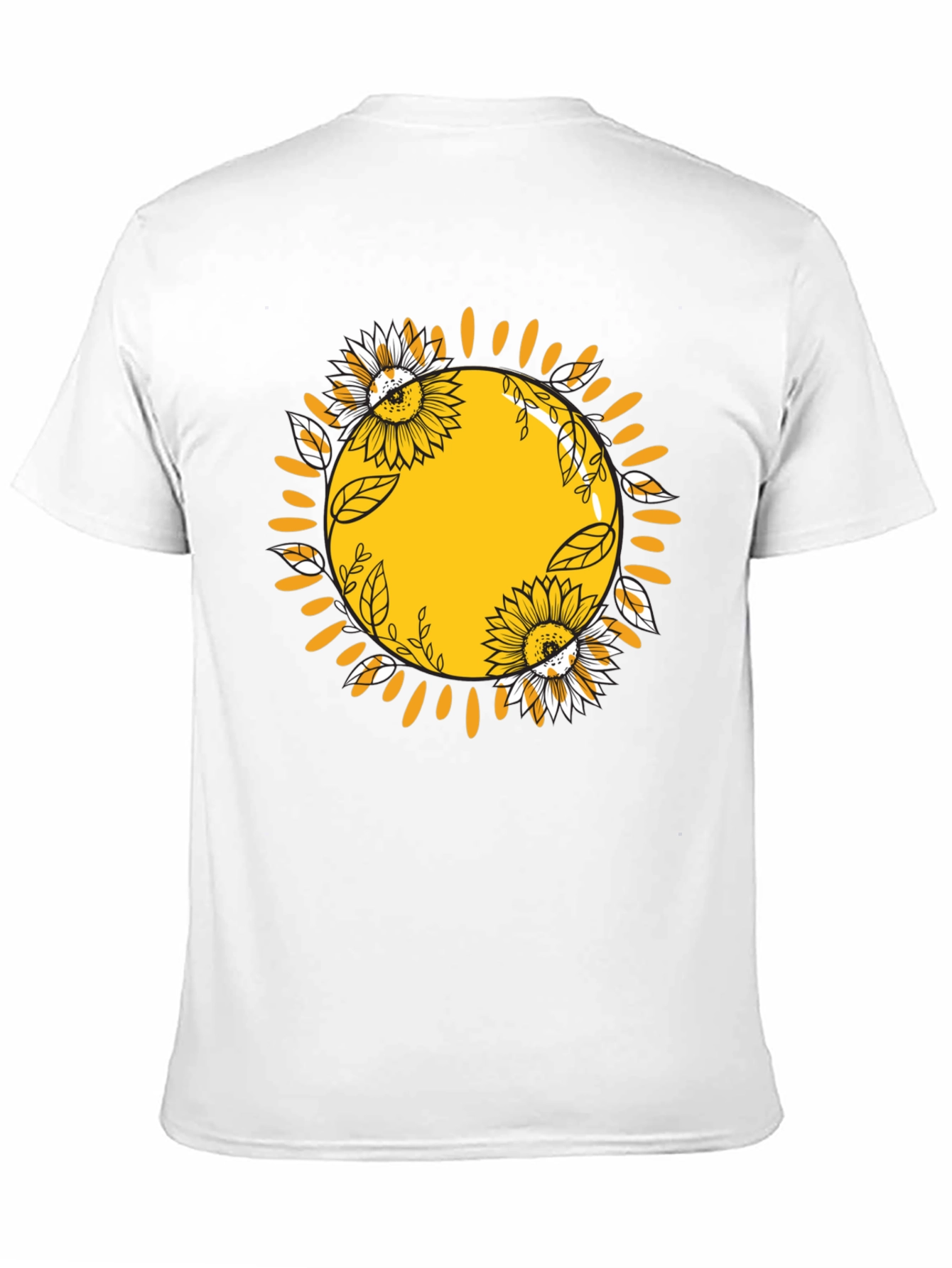 Sunflower Sun Graphic Tee - Stylish Comfort