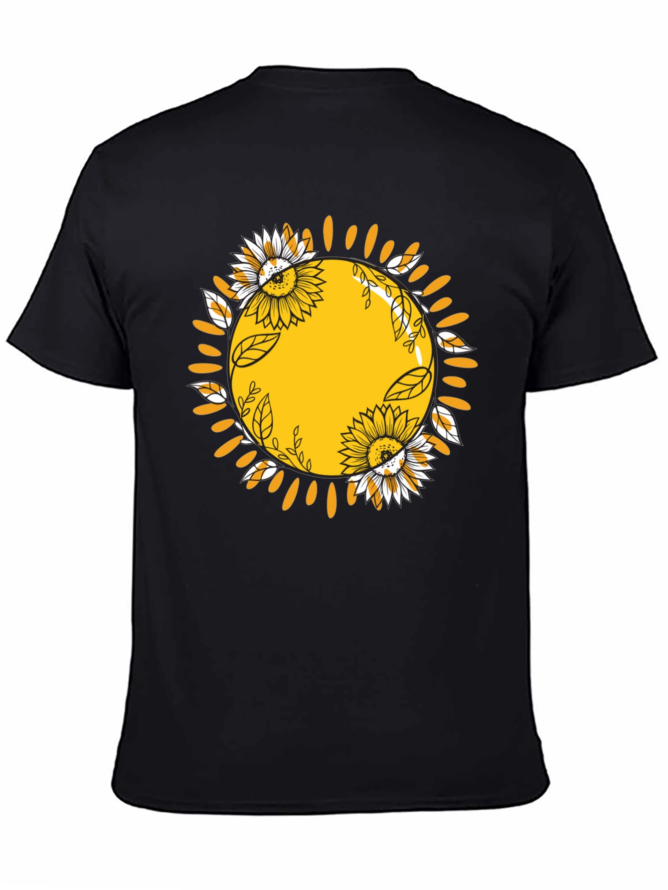Sunflower Sun Graphic Tee - Stylish Comfort