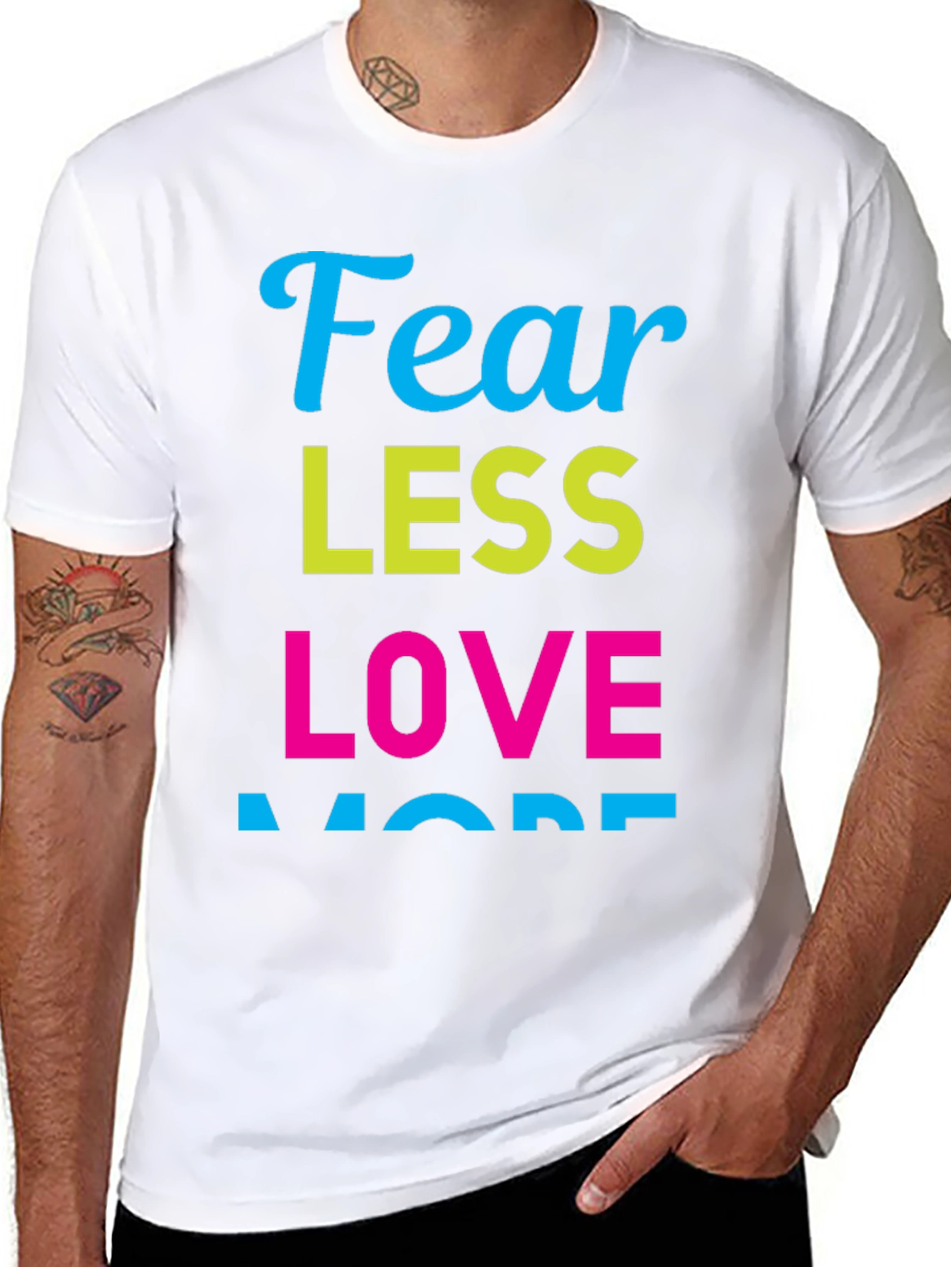 Fear Less Love More Graphic Tee