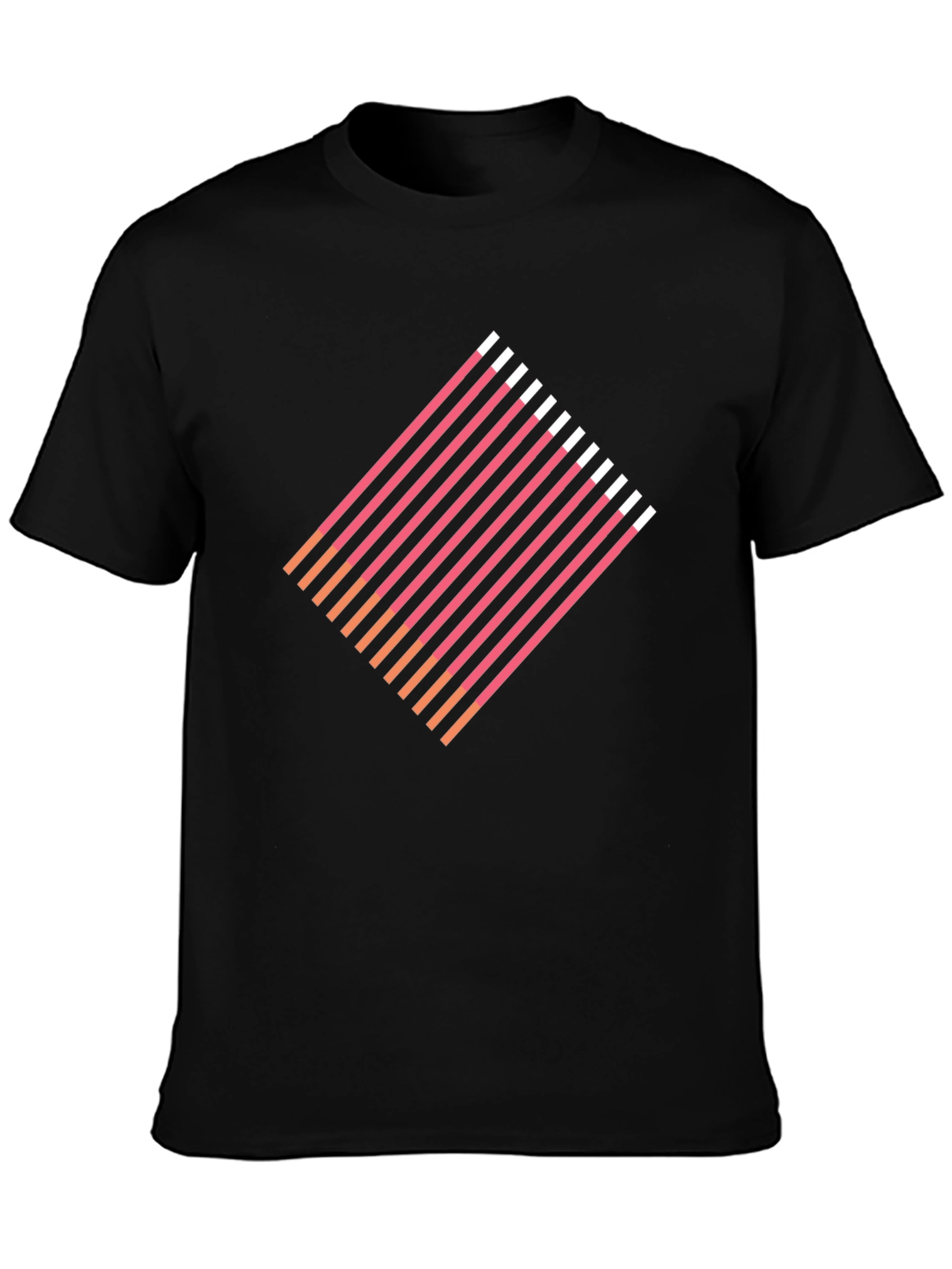 Modern Geometric Stripe T-Shirt
