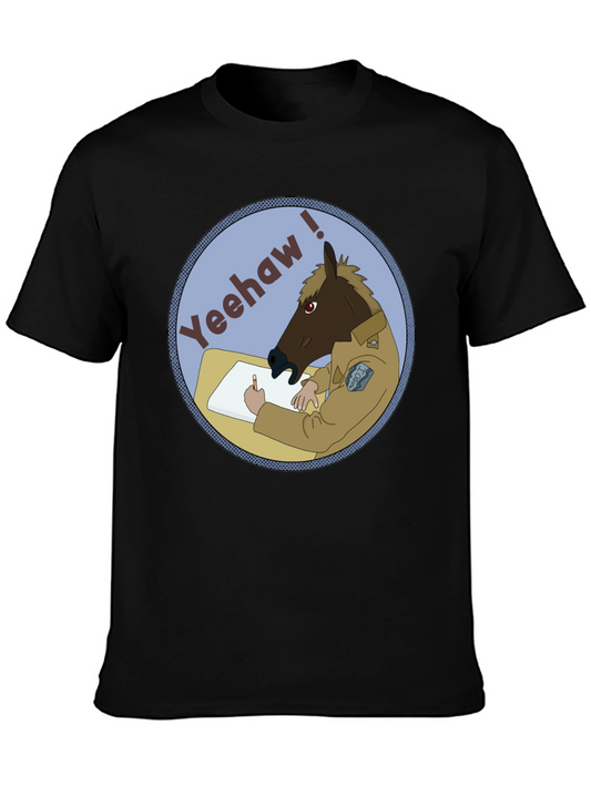 Yeehaw Horse T-Shirt - Funny Graphic Tee