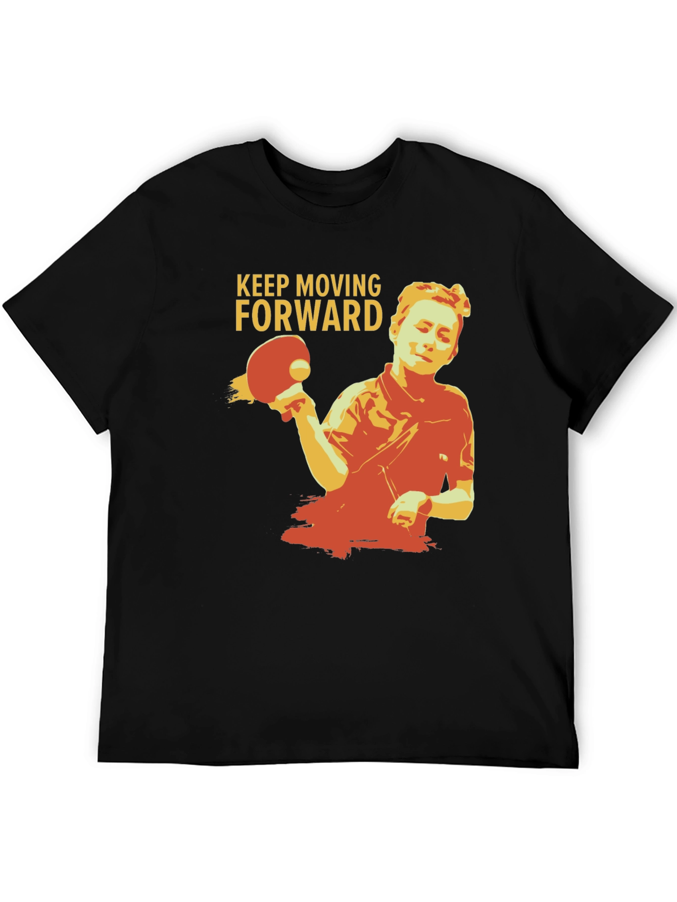 Keep Moving Forward Table Tennis Graphic Tee