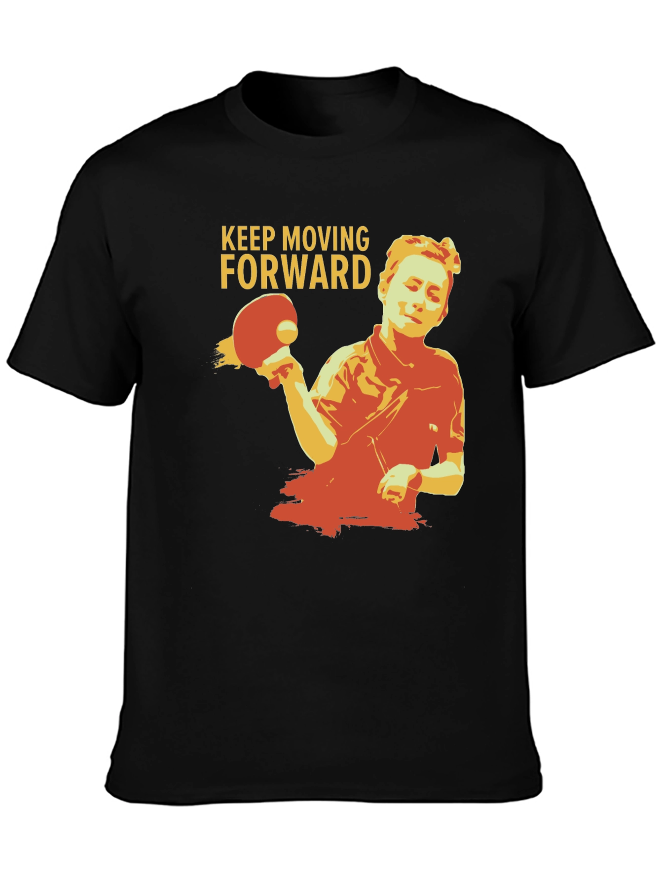 Keep Moving Forward Table Tennis Graphic Tee