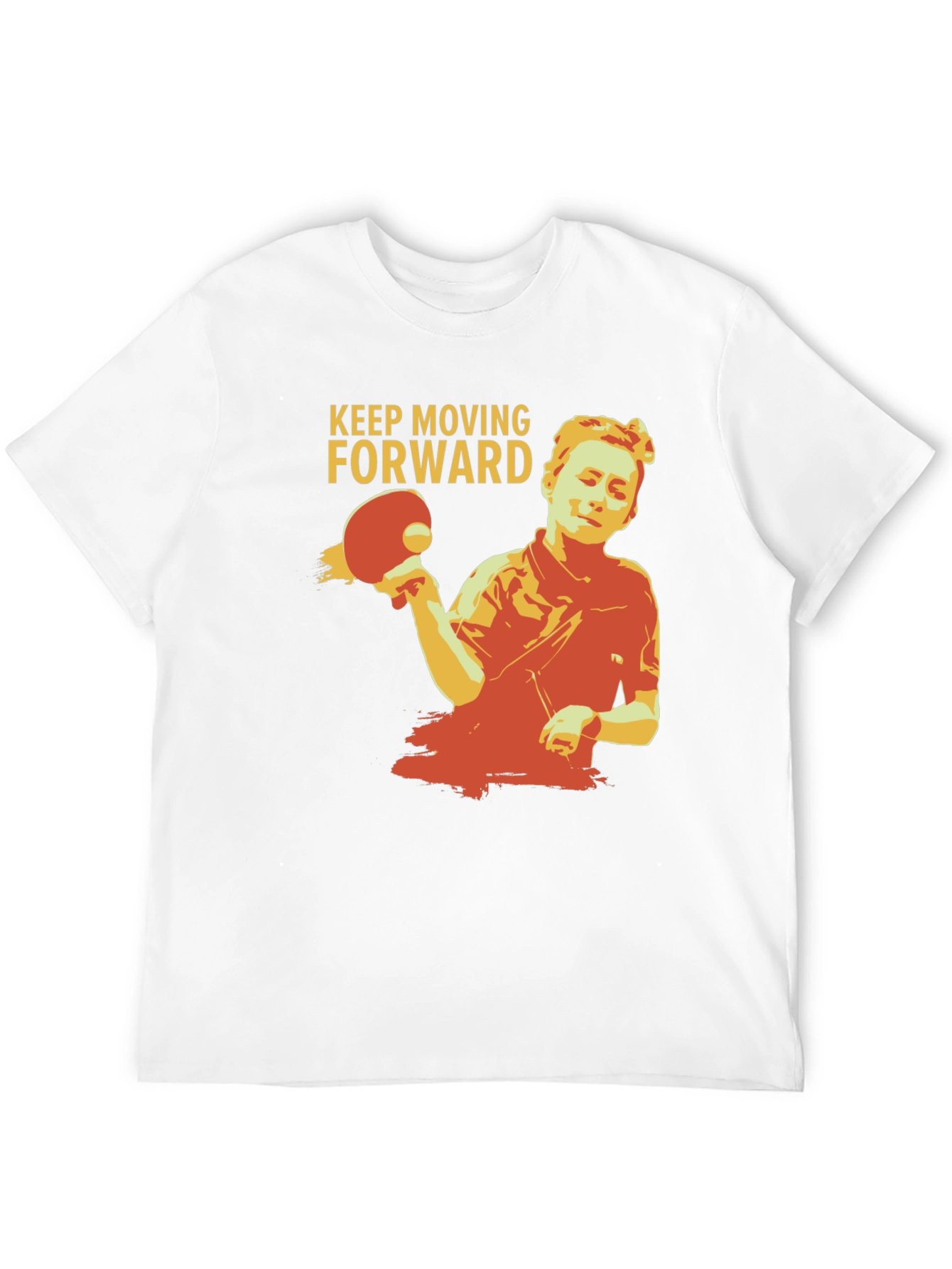 Keep Moving Forward Table Tennis Graphic Tee