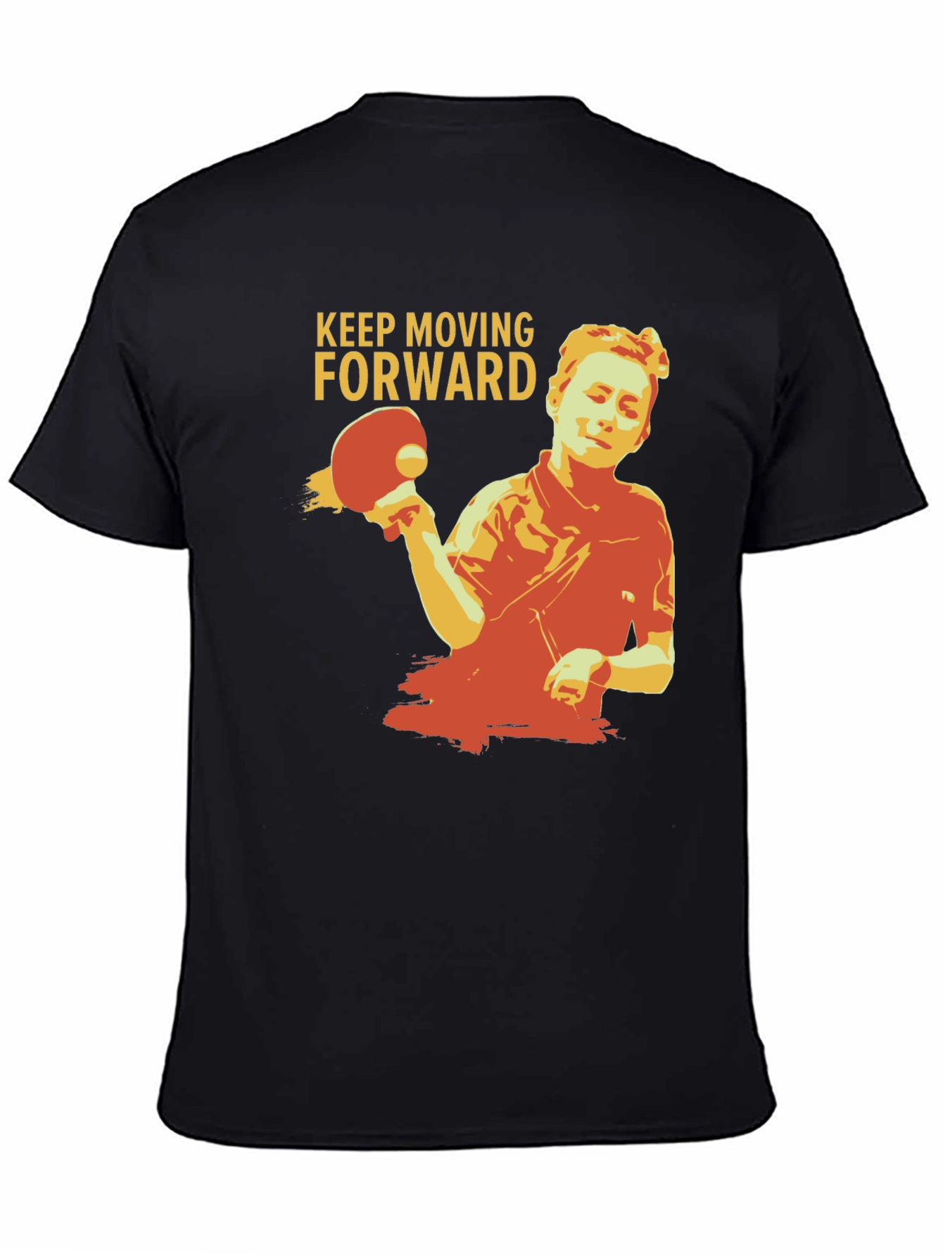 Keep Moving Forward Table Tennis Graphic Tee