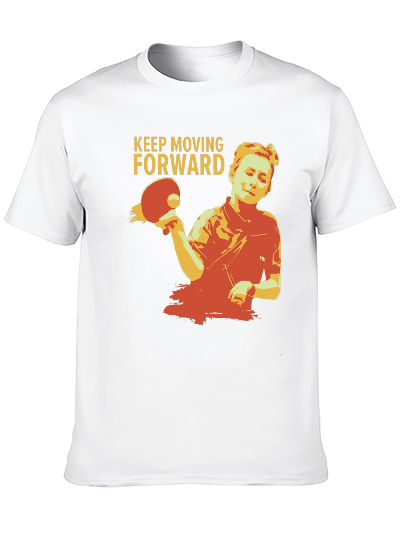Keep Moving Forward Table Tennis Graphic Tee