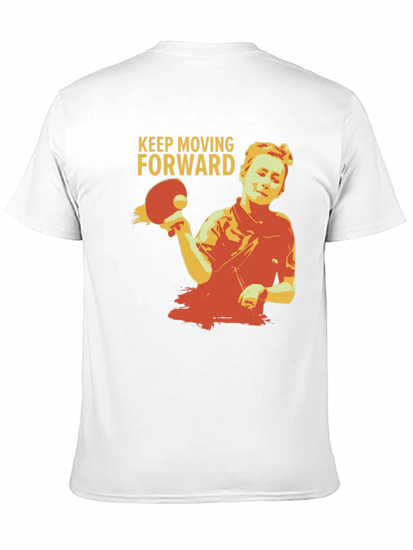 Keep Moving Forward Table Tennis Graphic Tee