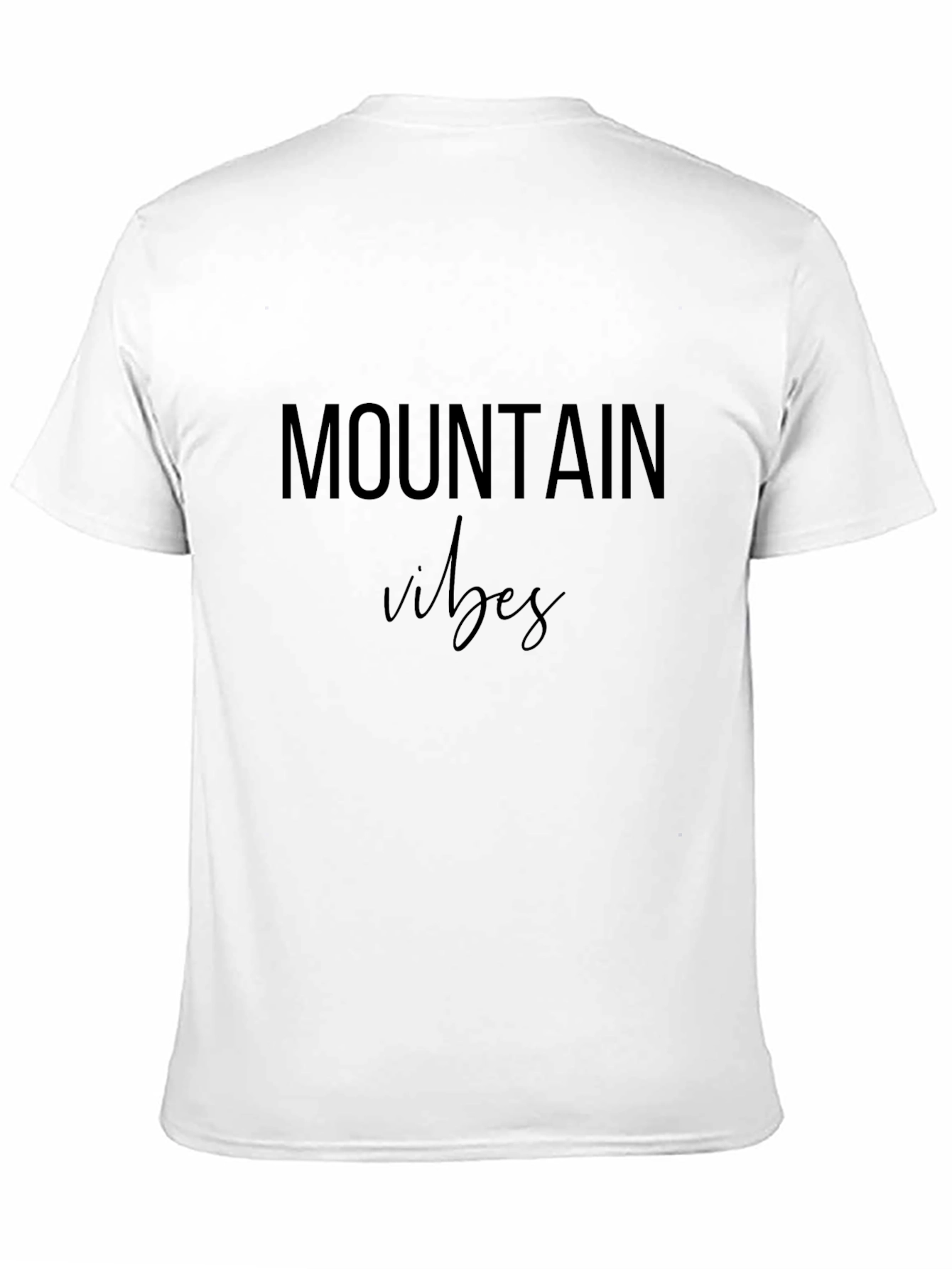 Mountain Vibes Black T-Shirt