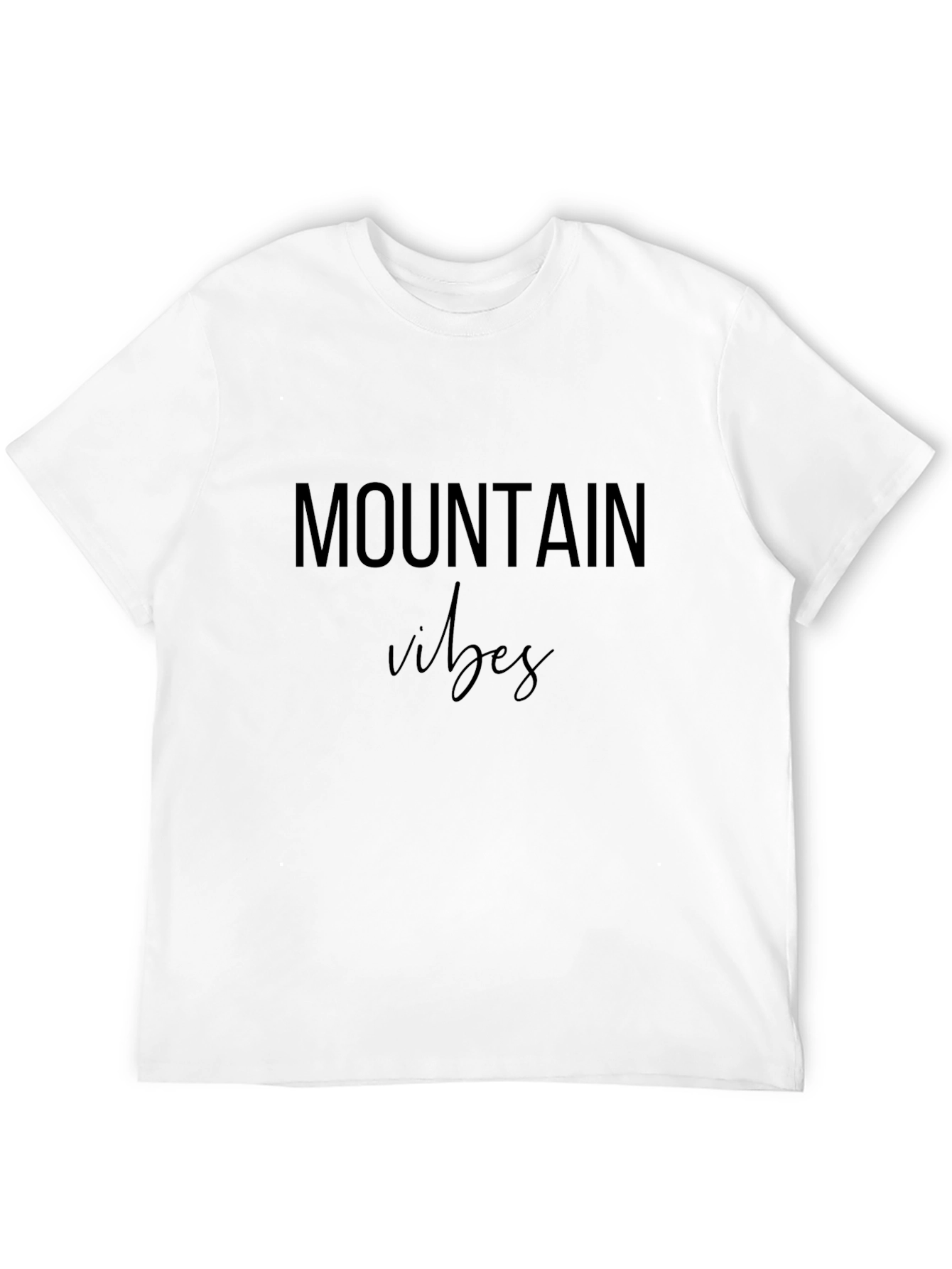 Mountain Vibes Black T-Shirt