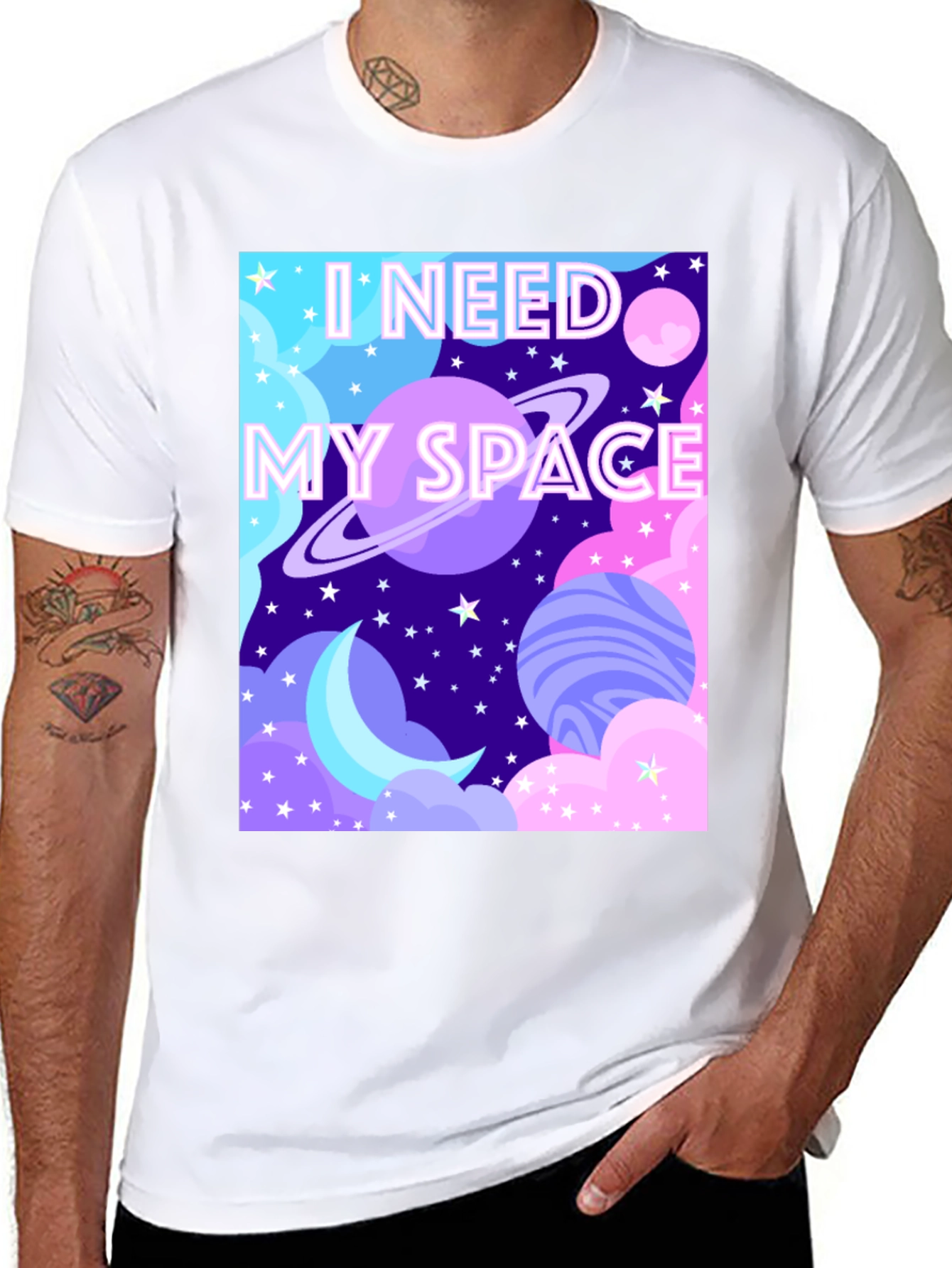 I Need My Space Graphic T-Shirt