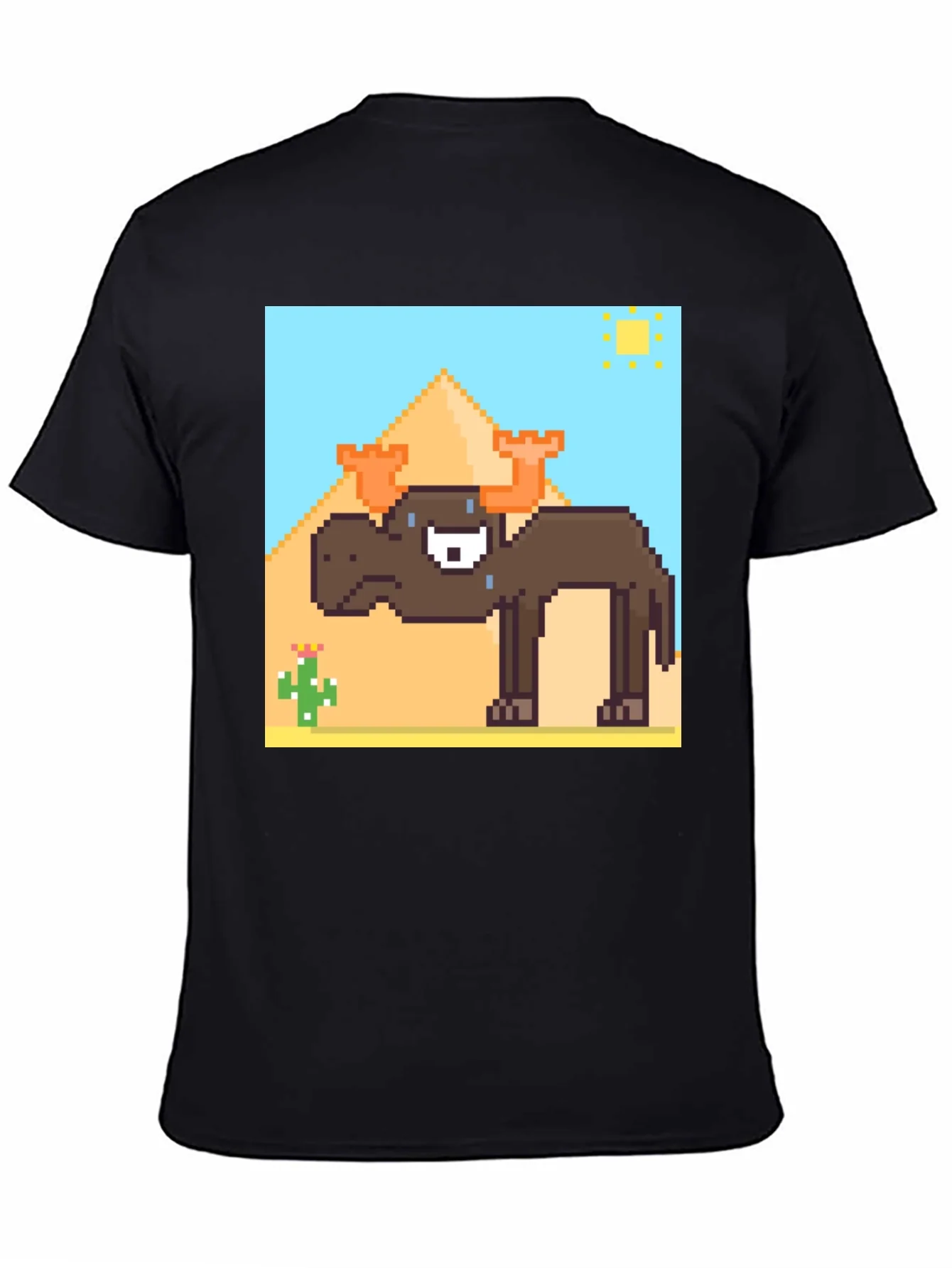 Pixelated Moose Desert Graphic Tee