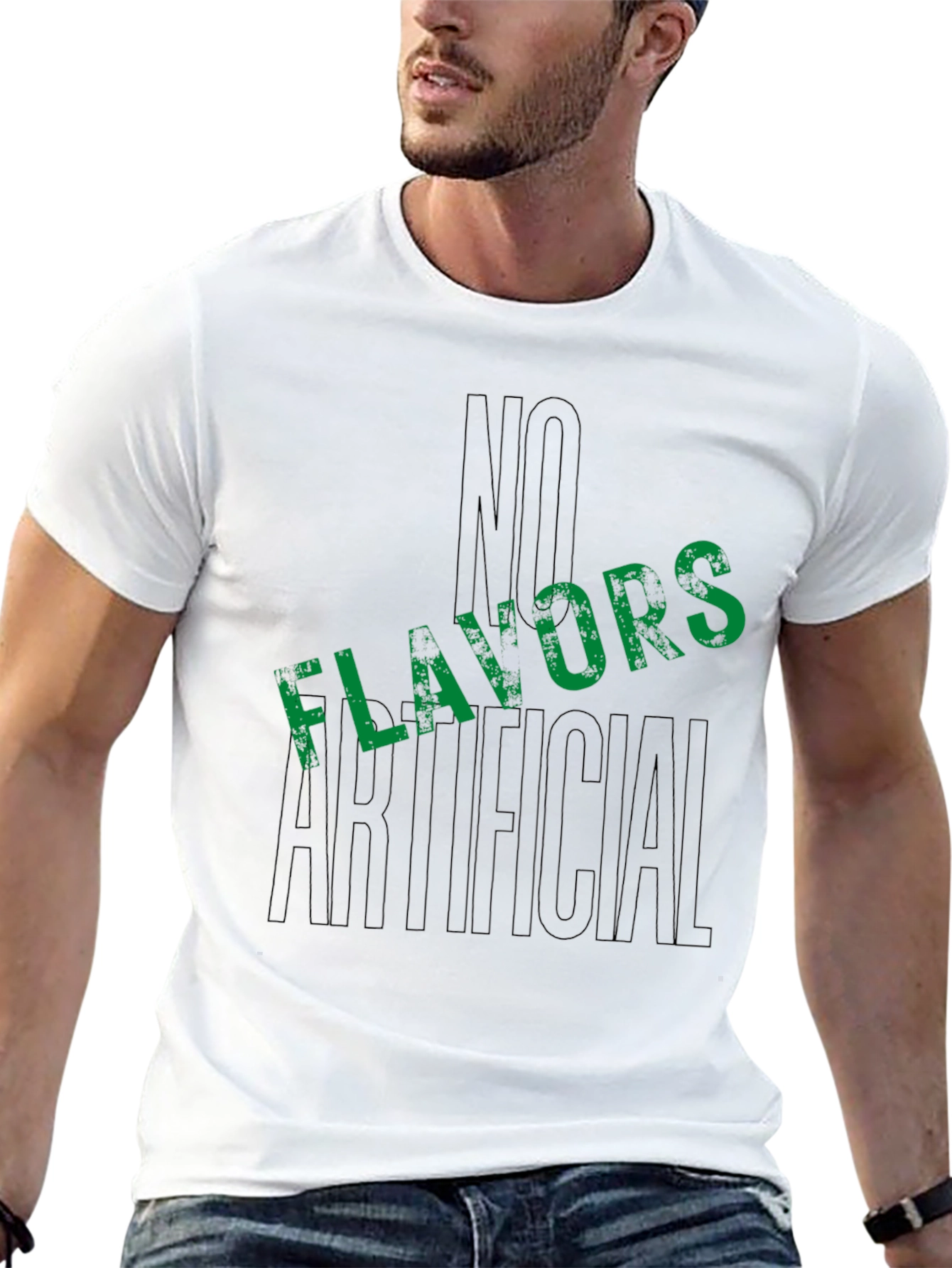 No Artificial Flavors Black T-Shirt