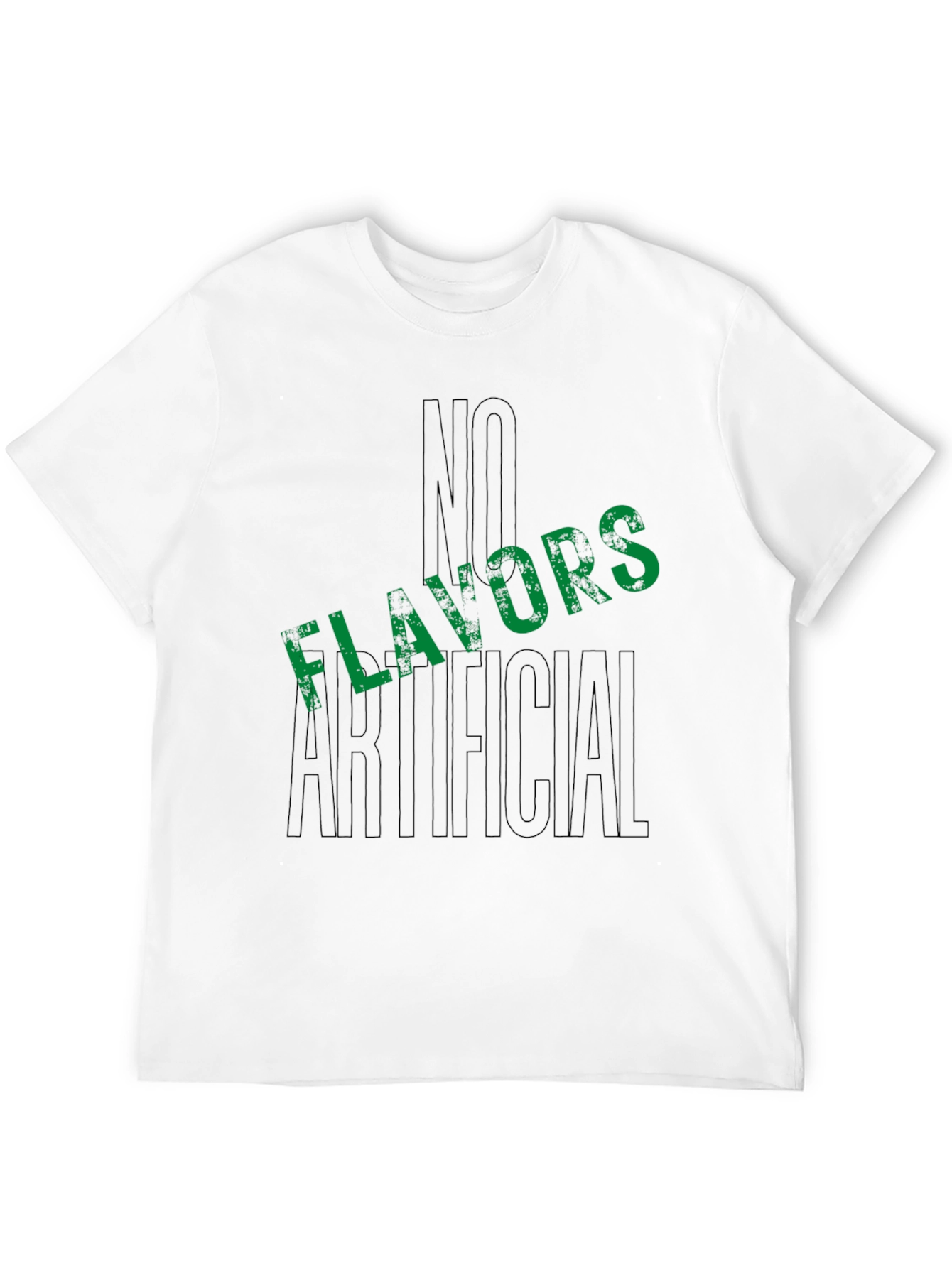 No Artificial Flavors Black T-Shirt