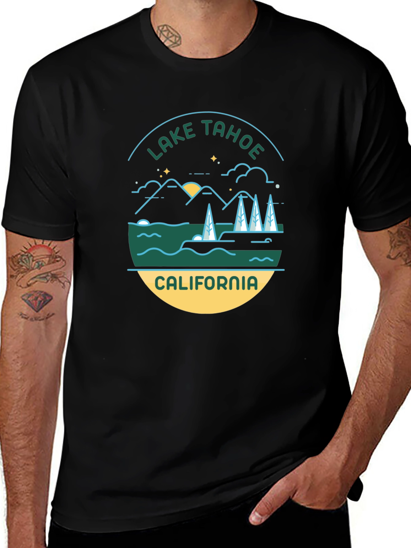 Lake Tahoe California Graphic Tee