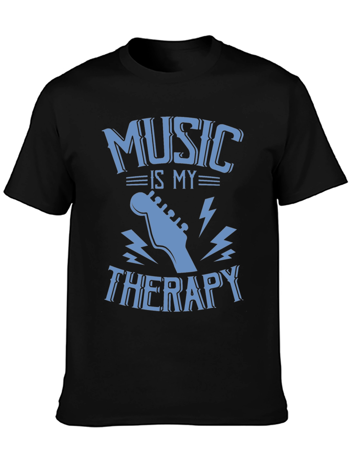 Music is My Therapy Graphic T-Shirt