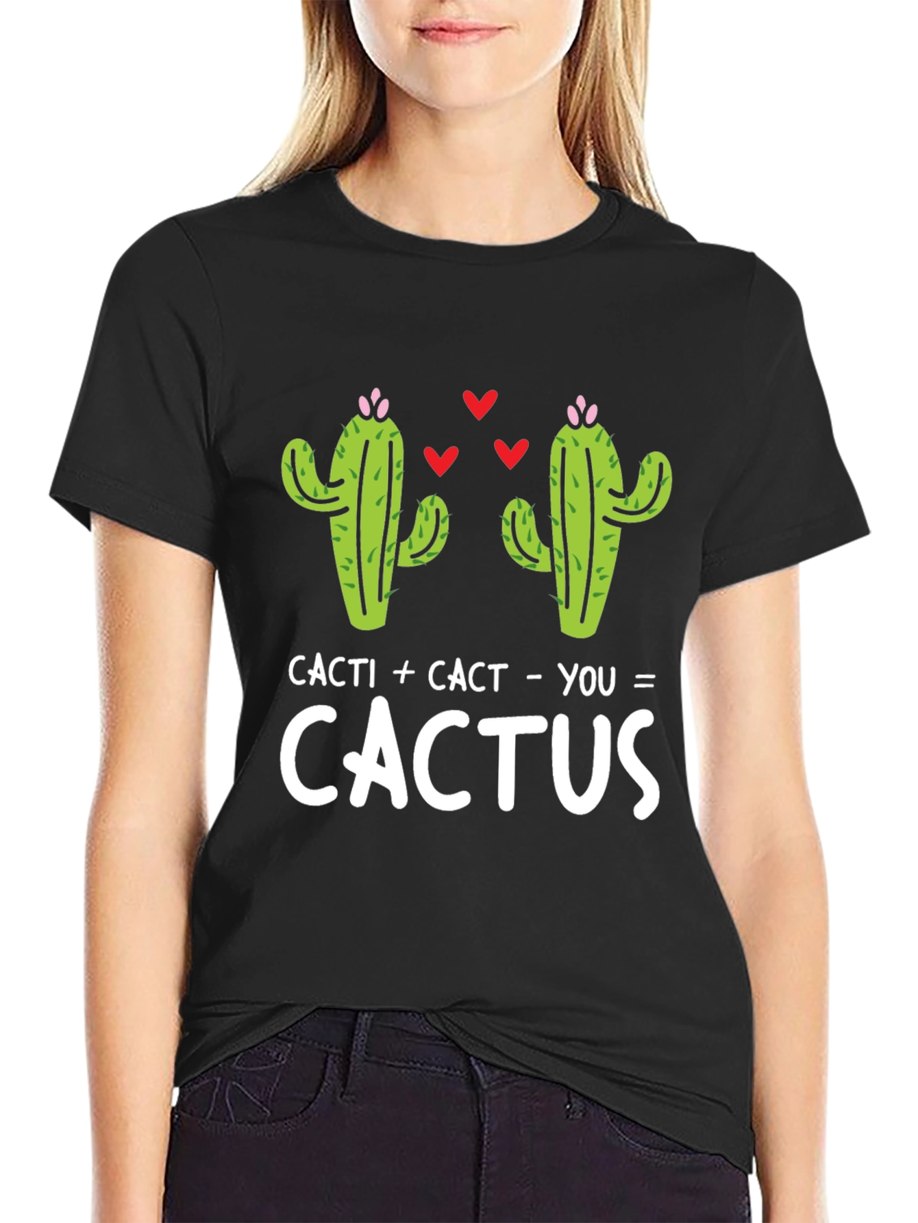 Cacti + Cact - You = Cactus T-Shirt