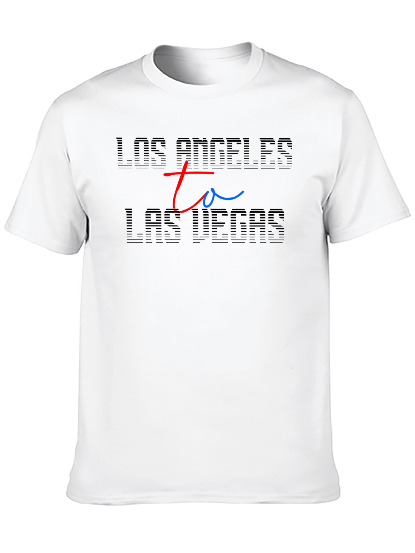 LA to Las Vegas Black T-Shirt