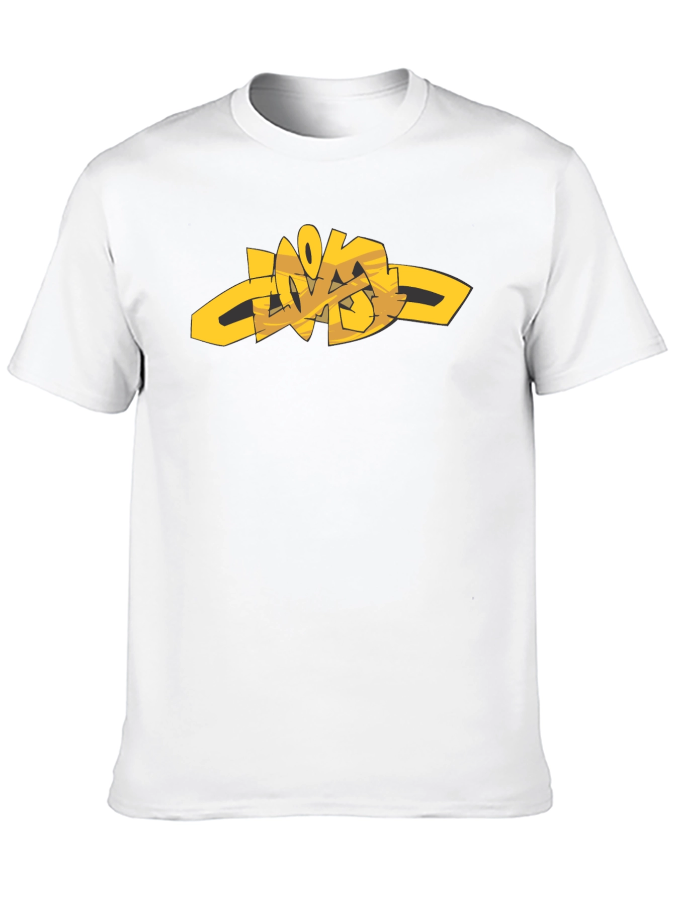 Urban Style Graphic Tee - Black