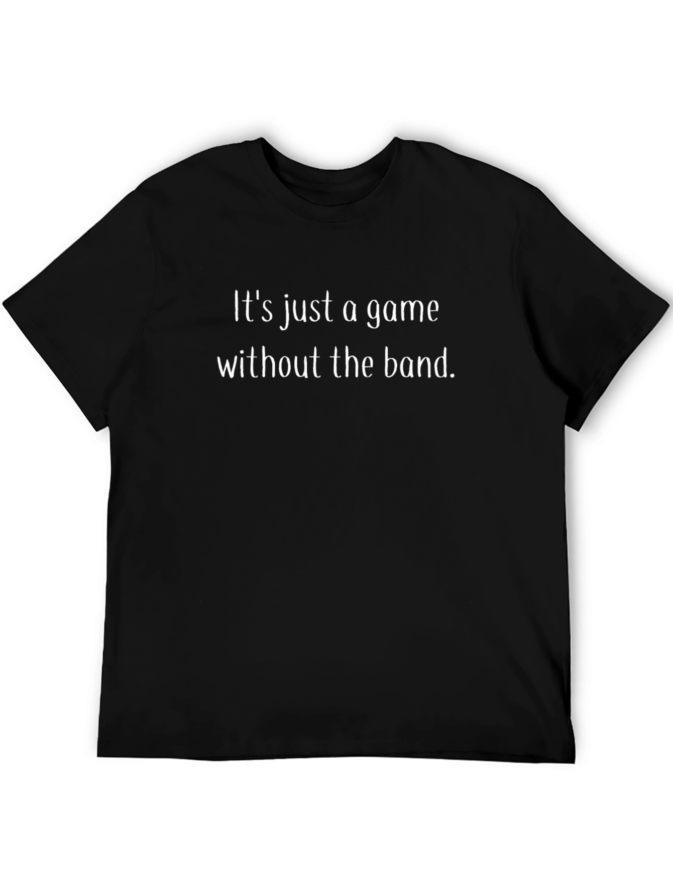 Game Without The Band Black Graphic T-Shirt