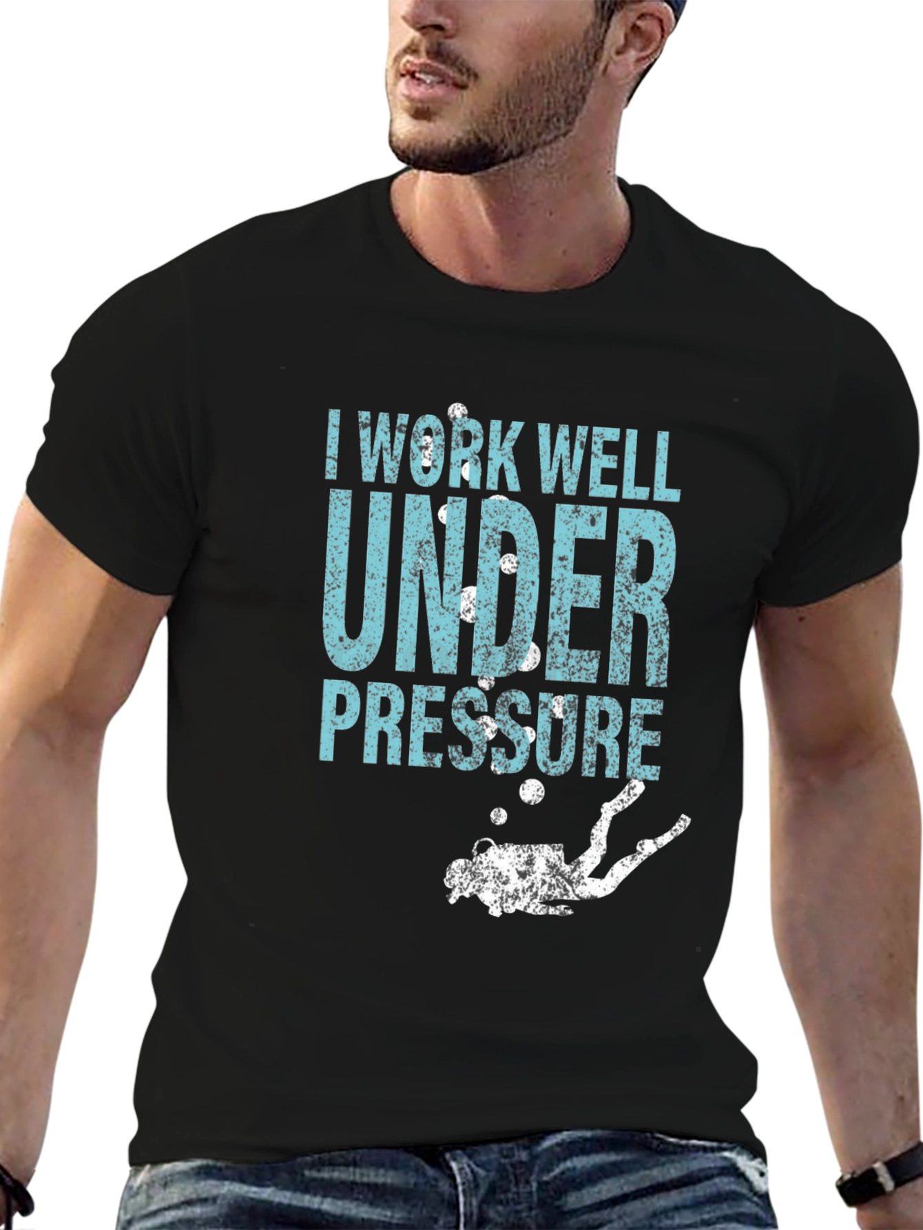 I Work Well Under Pressure Diver T-Shirt