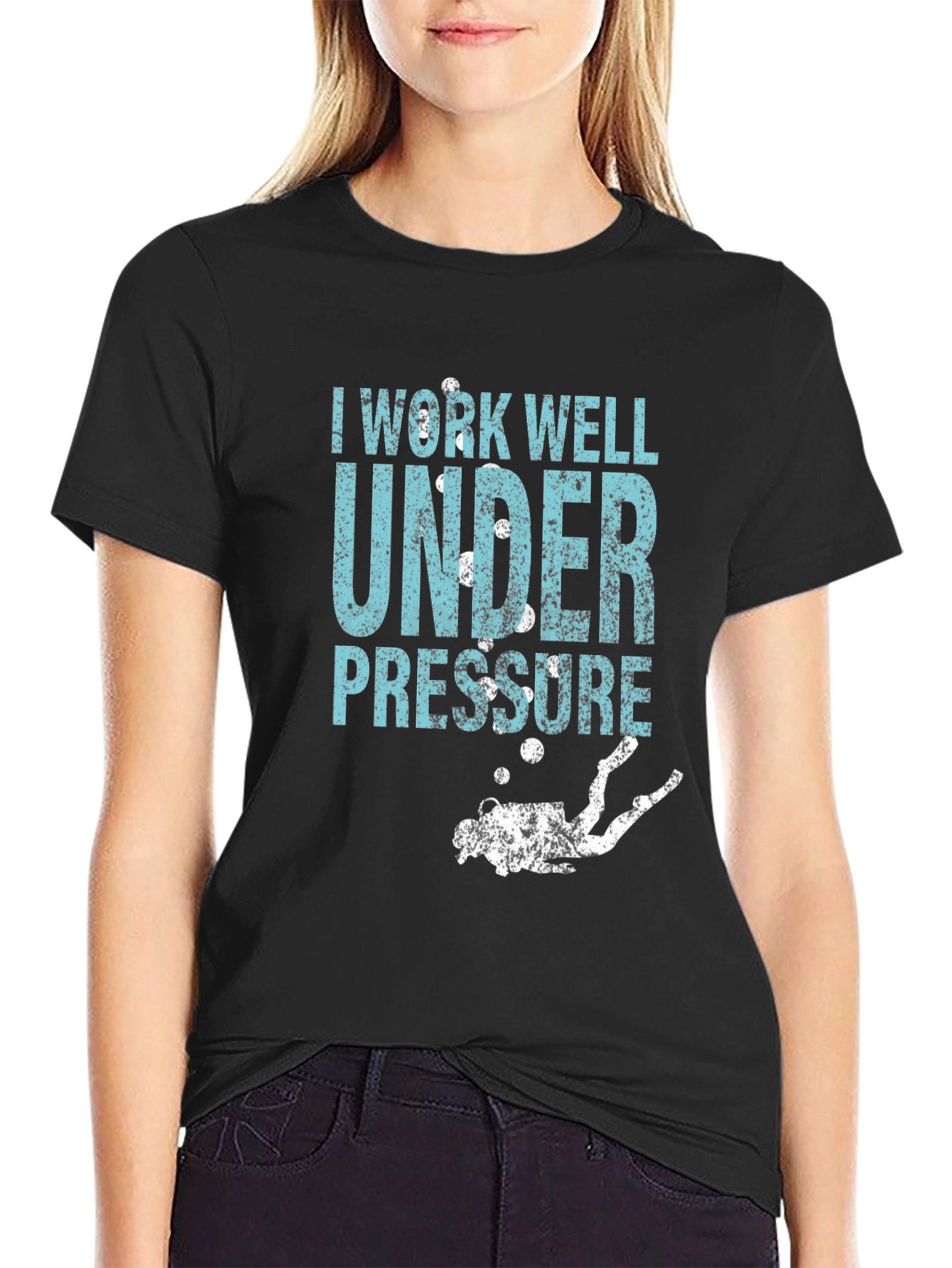 I Work Well Under Pressure Diver T-Shirt