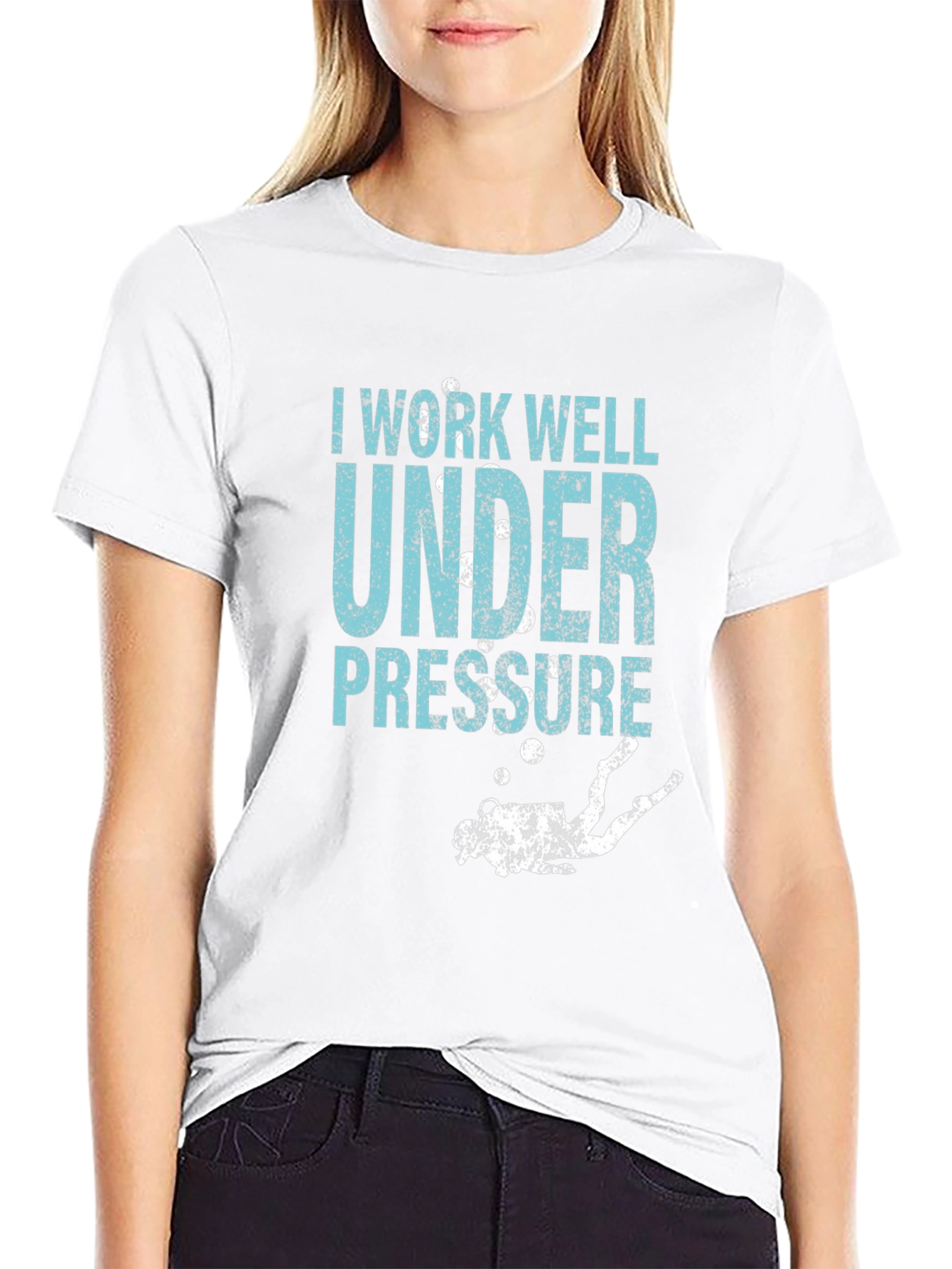 I Work Well Under Pressure Diver T-Shirt