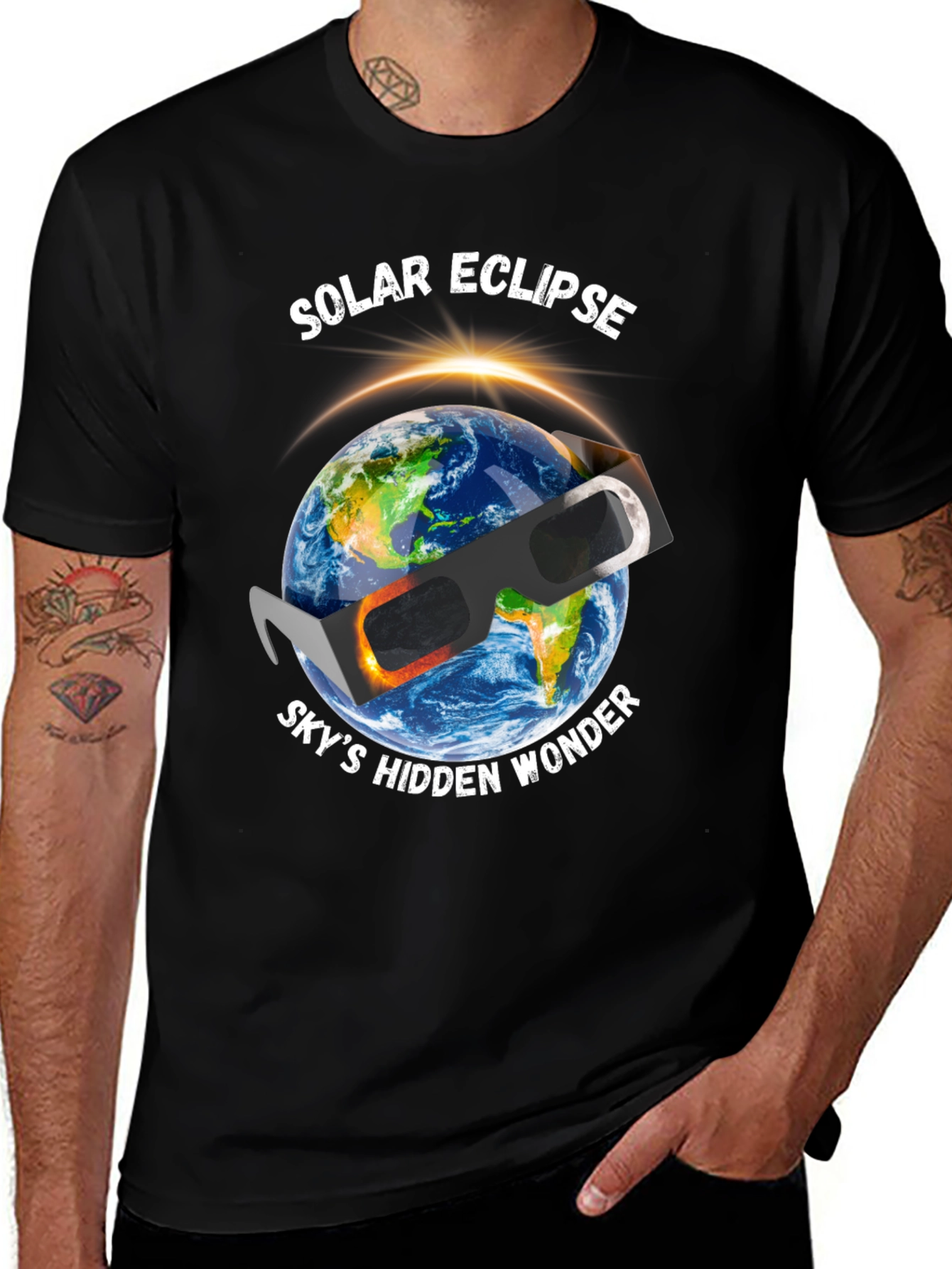 Solar Eclipse Skys Hidden Wonder T-Shirt