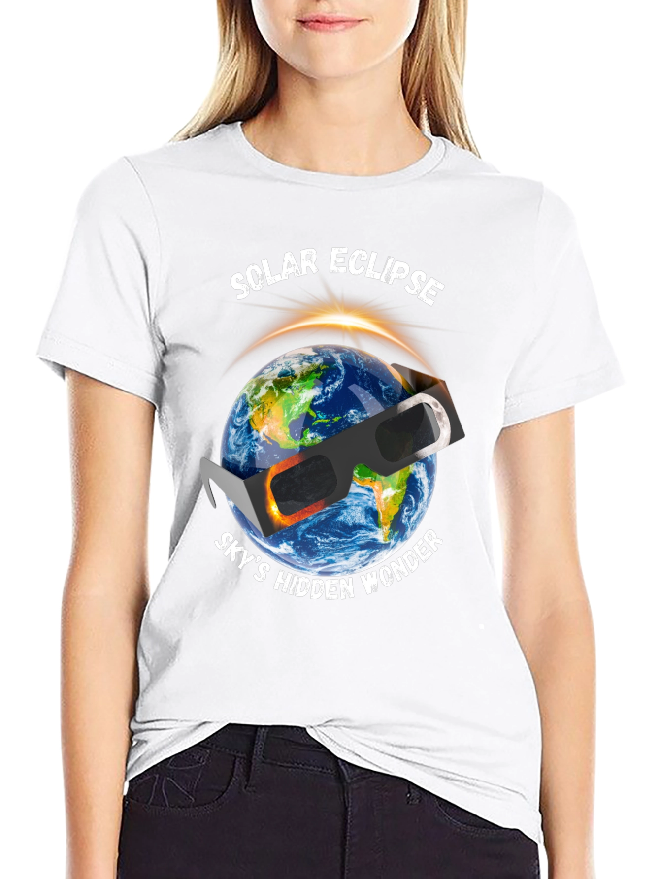 Solar Eclipse Skys Hidden Wonder T-Shirt
