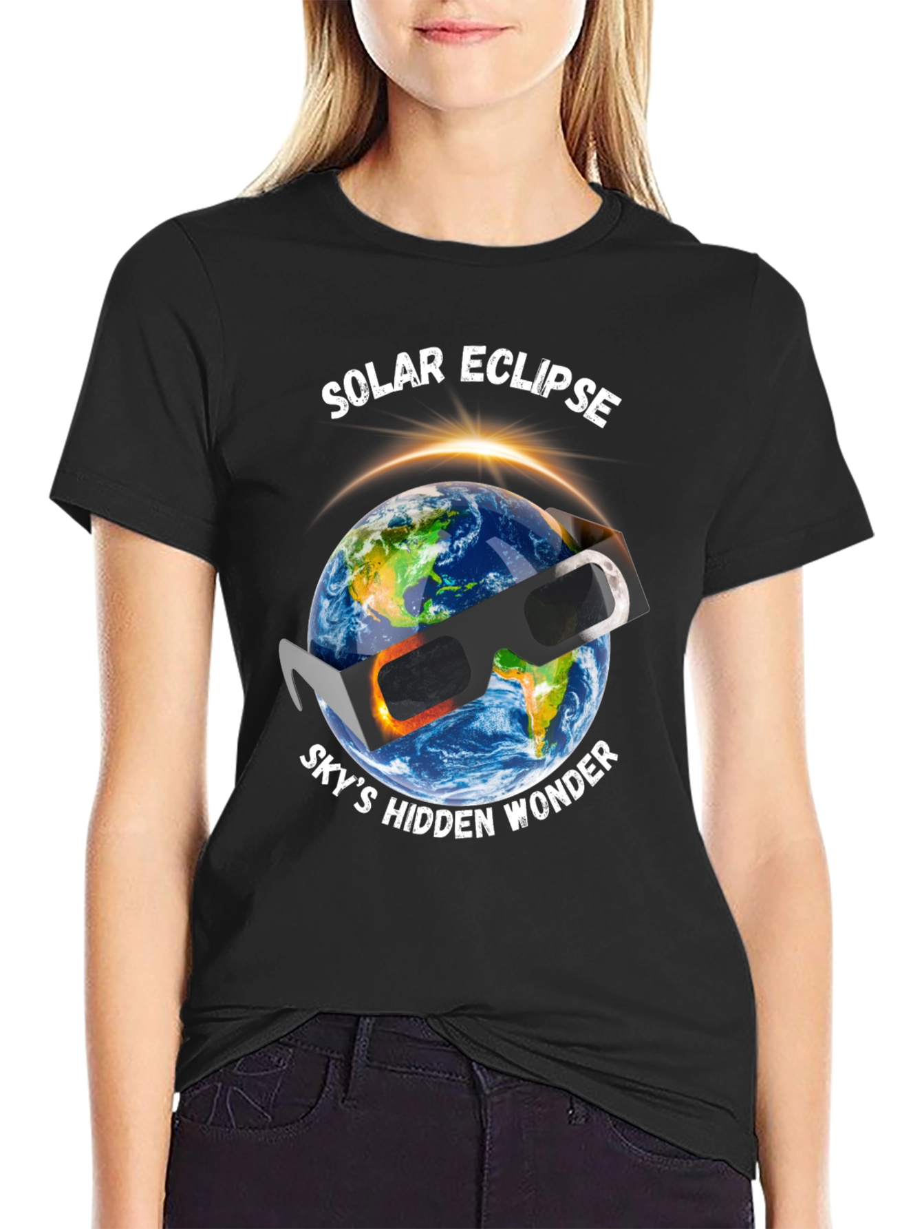Solar Eclipse Skys Hidden Wonder T-Shirt