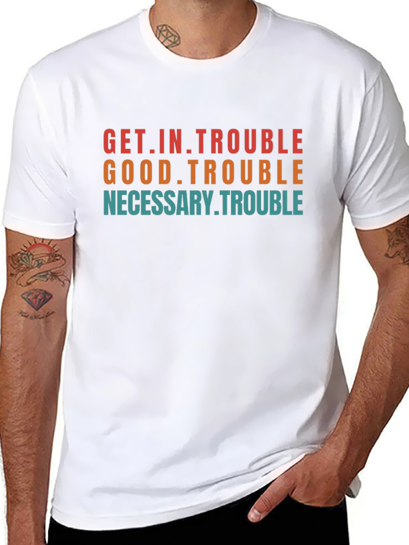 Get in Trouble Graphic T-Shirt