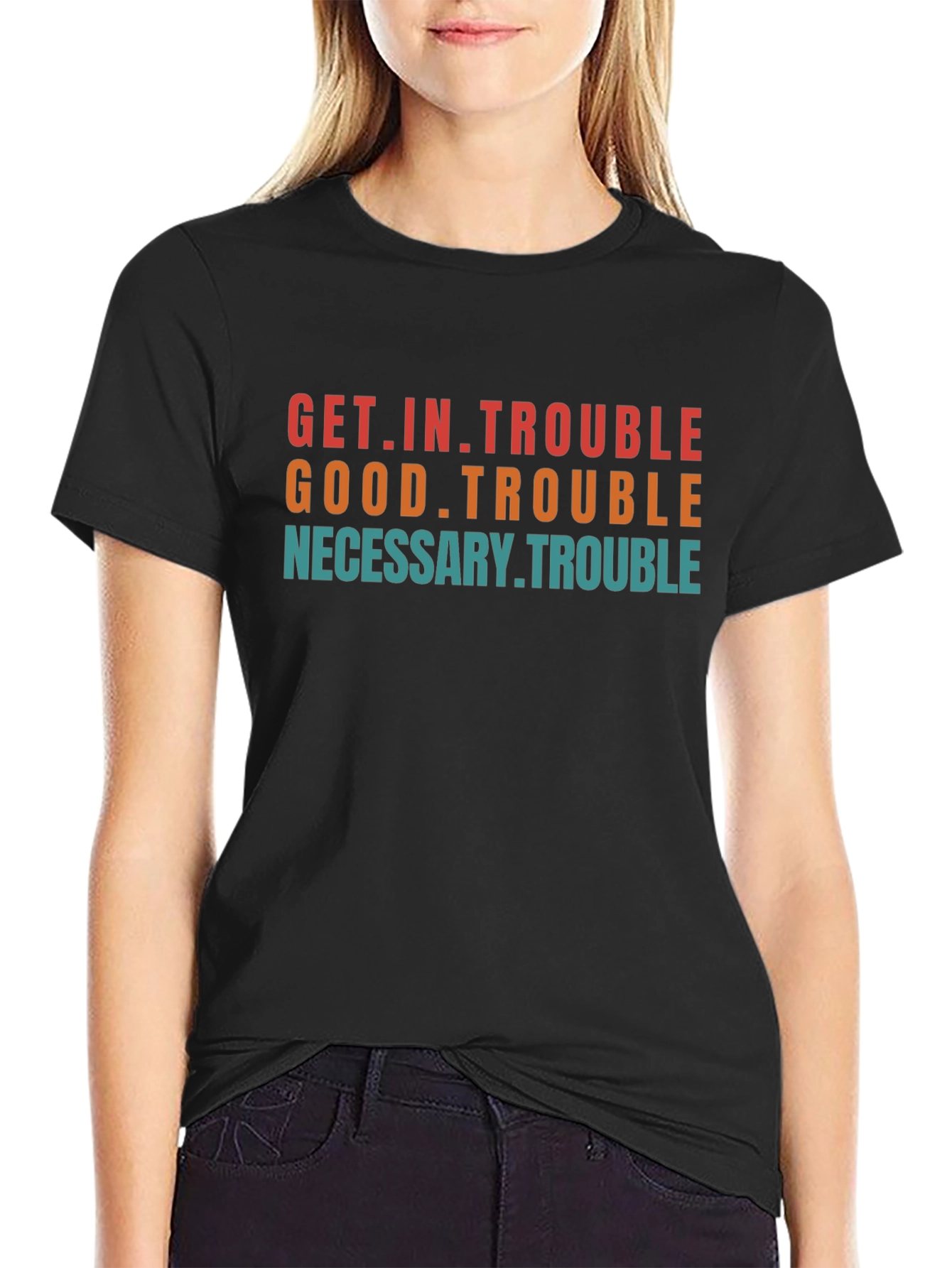 Get in Trouble Graphic T-Shirt