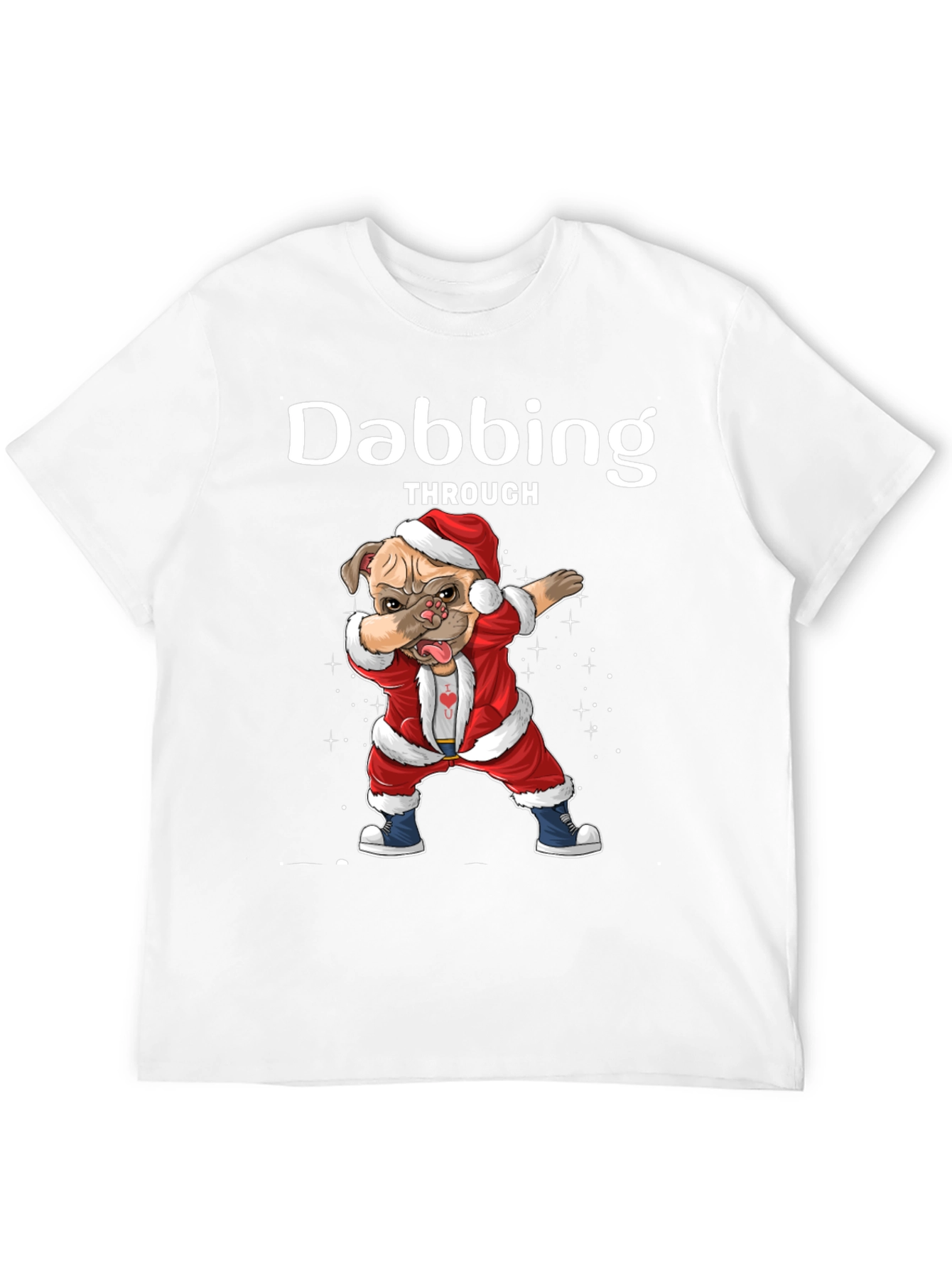 Dabbing Dog Christmas T-Shirt